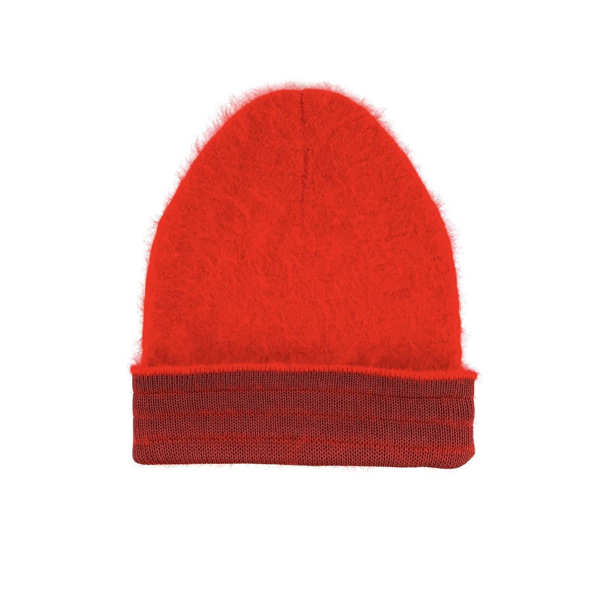 image of Helmut Lang Veneered Angora Knitwear Wool Beanie Hat, Men's