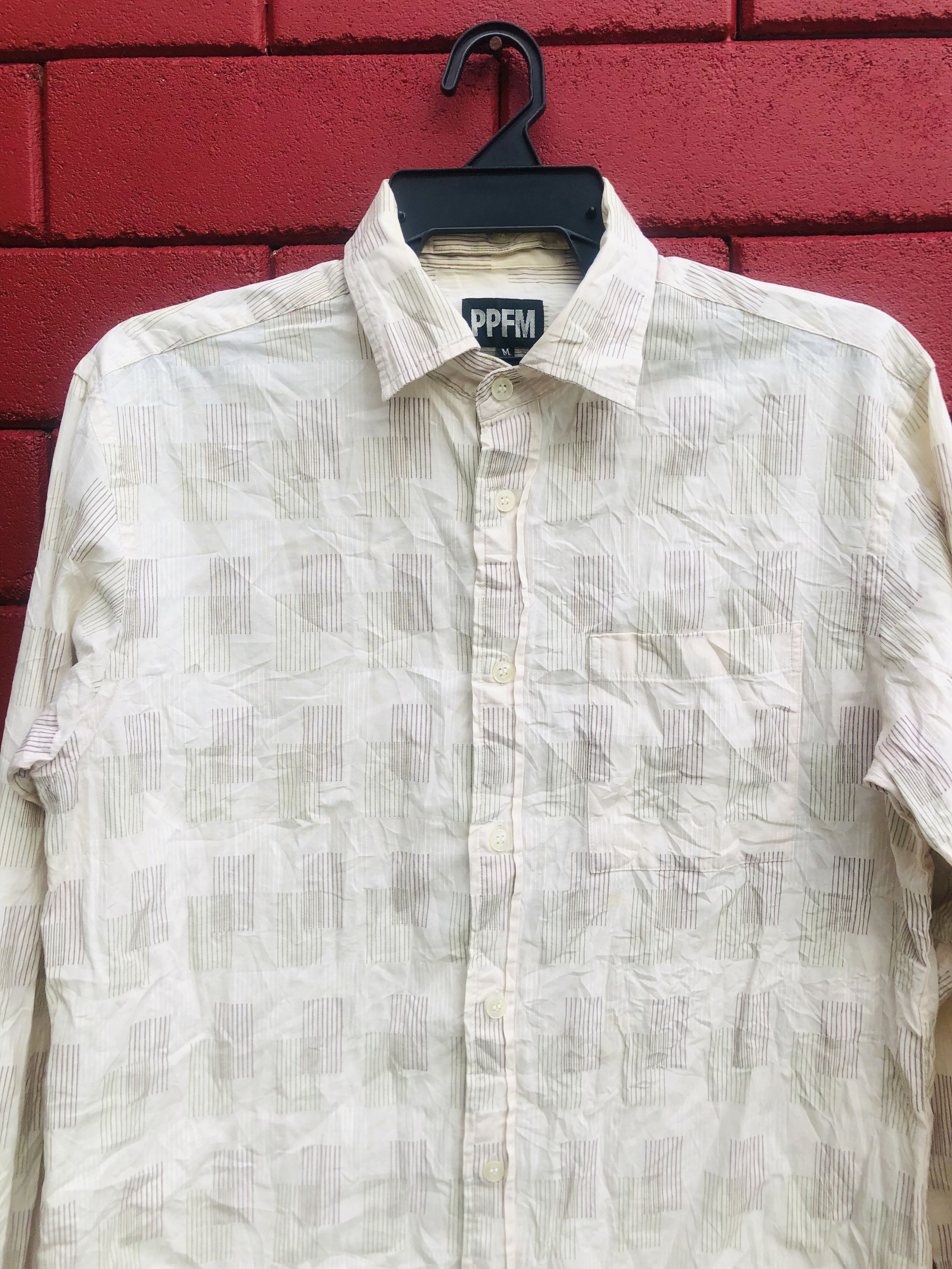 PPFM × Vintage Vintage PPFM Designer Streetwear Fashion Style Shirt Size US M / EU 48-50 / 2 - 3 Thumbnail