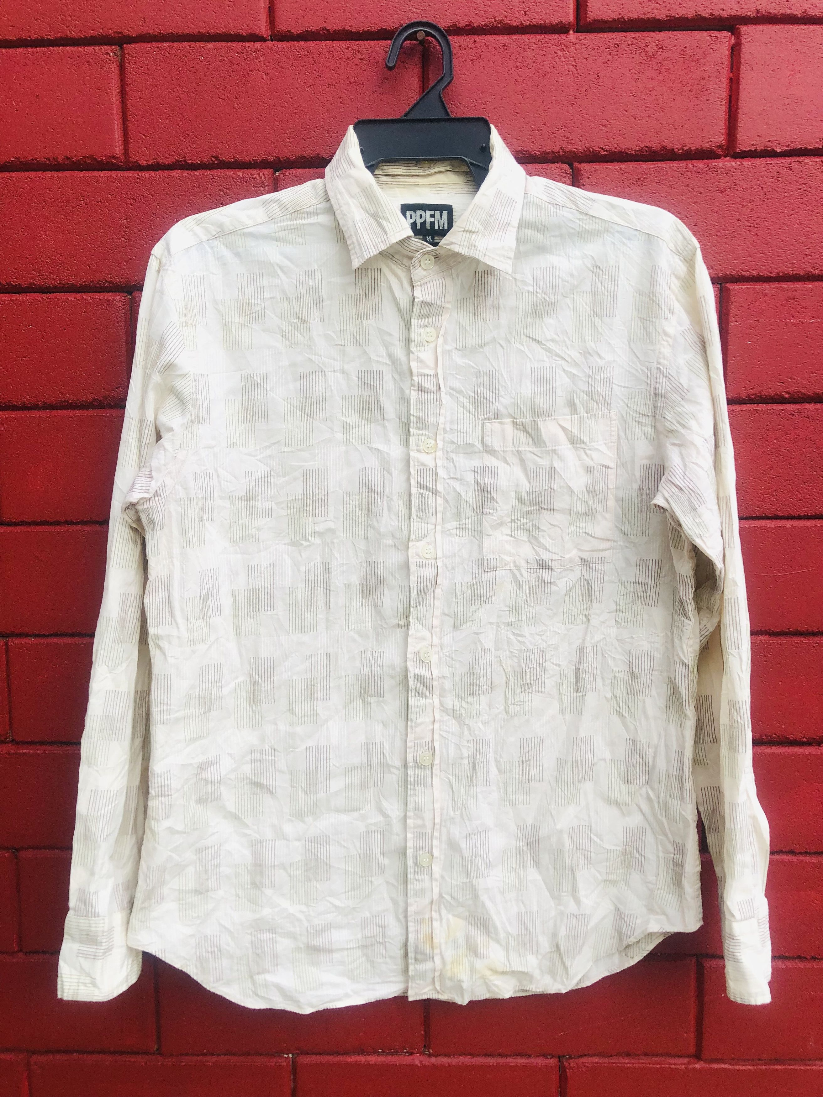 PPFM × Vintage Vintage PPFM Designer Streetwear Fashion Style Shirt Size US M / EU 48-50 / 2 - 1 Thumbnail