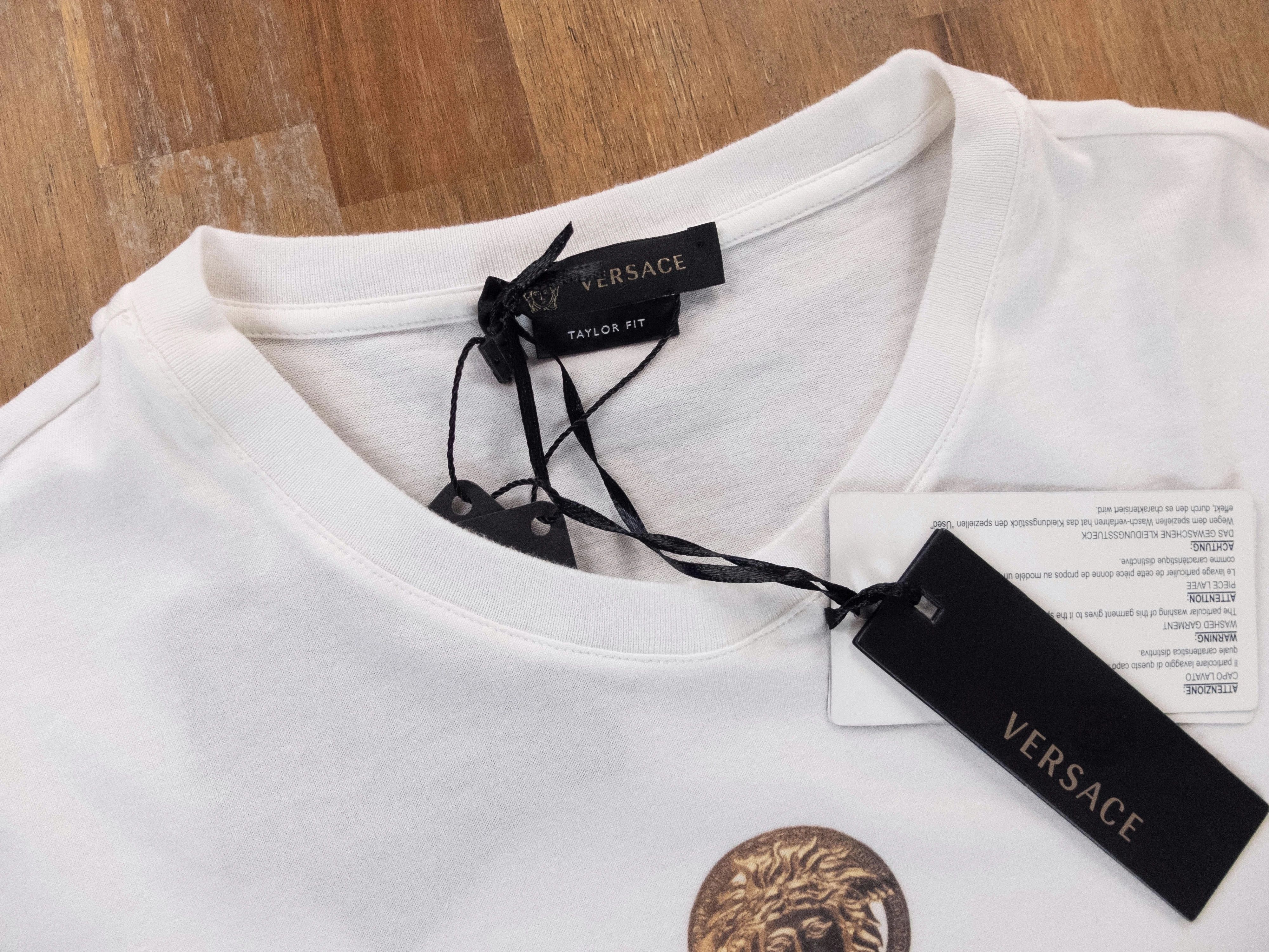 Versace VERSACE white perfume bottle print t-shirt - Small Size US S / EU 44-46 / 1 - 5 Thumbnail