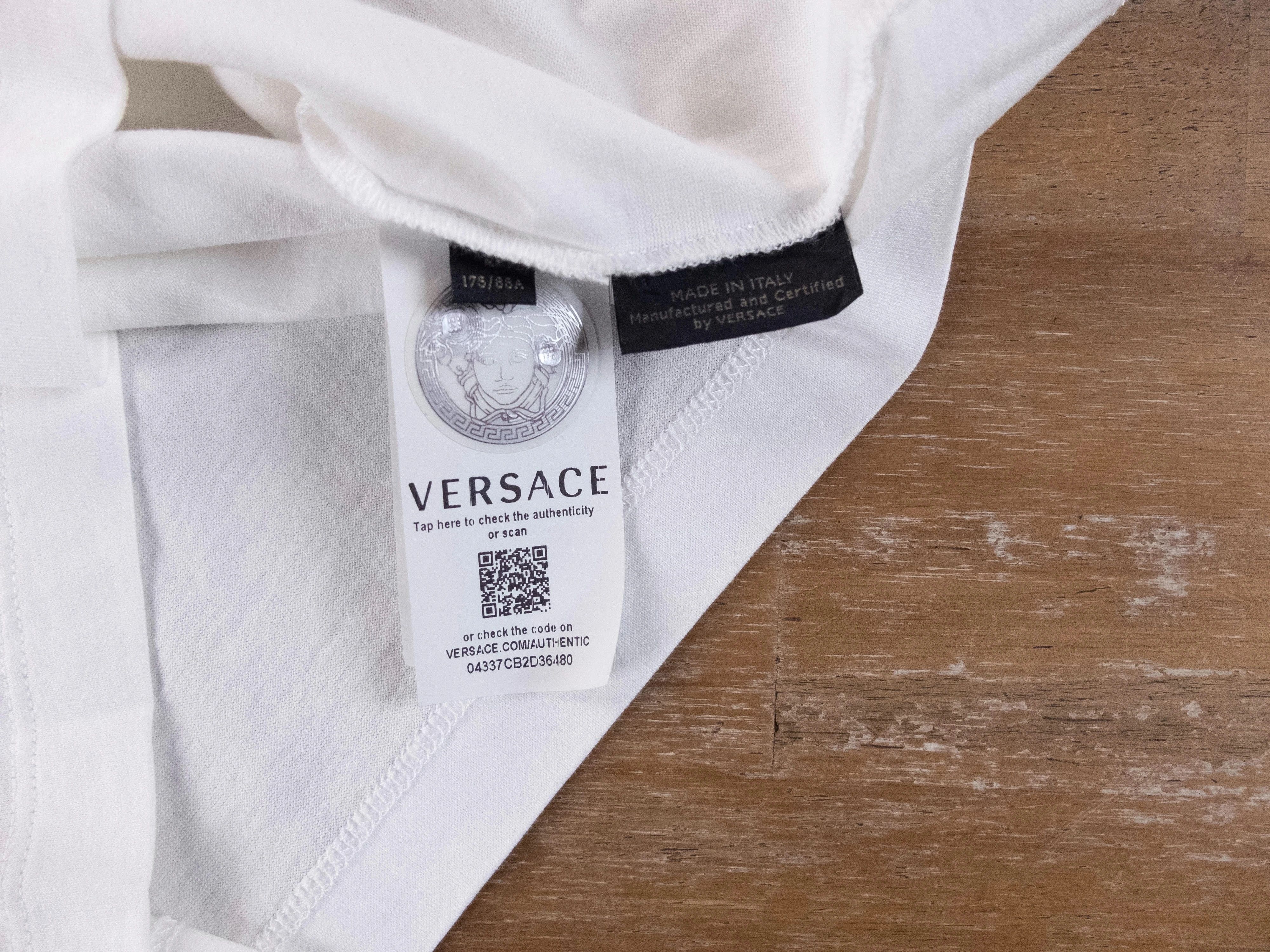 Versace VERSACE white perfume bottle print t-shirt - Small Size US S / EU 44-46 / 1 - 8 Thumbnail