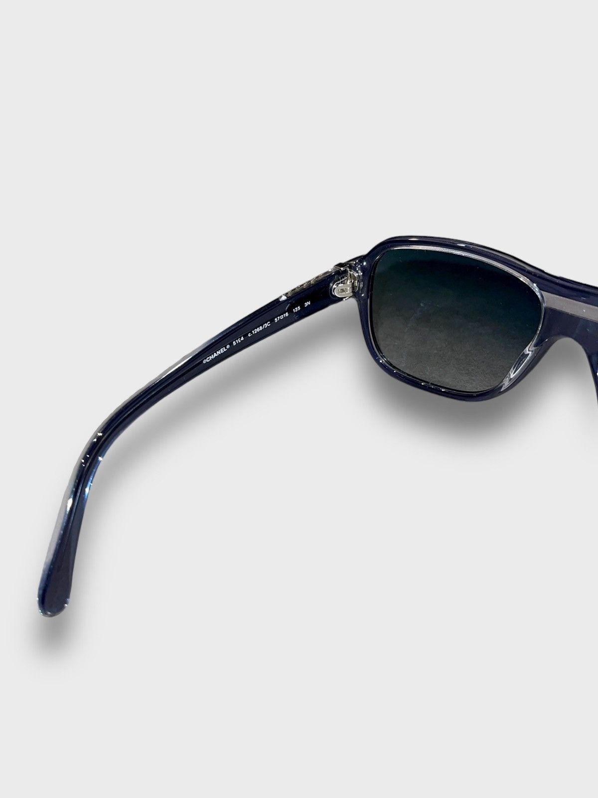 Chanel Chanel 5194 C.1268/3C Dark Blue Sunglasses Size ONE SIZE - 10 Thumbnail