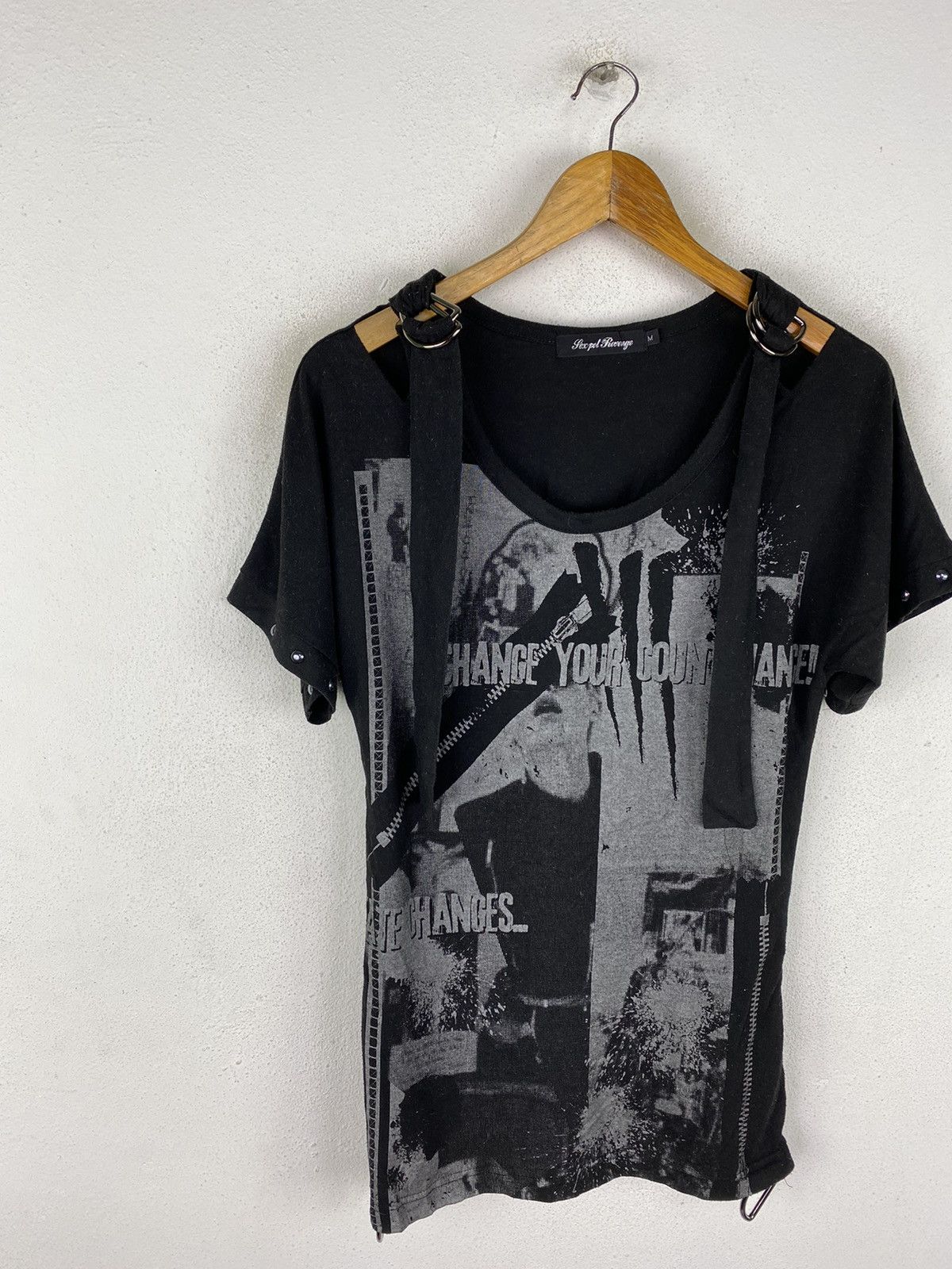 Japanese Brand × Other × Seditionaries Sex Pot Revenge Punk Rock Distressed Graphic T-Shirt Gothic Size US M / EU 48-50 / 2 - 5 Thumbnail