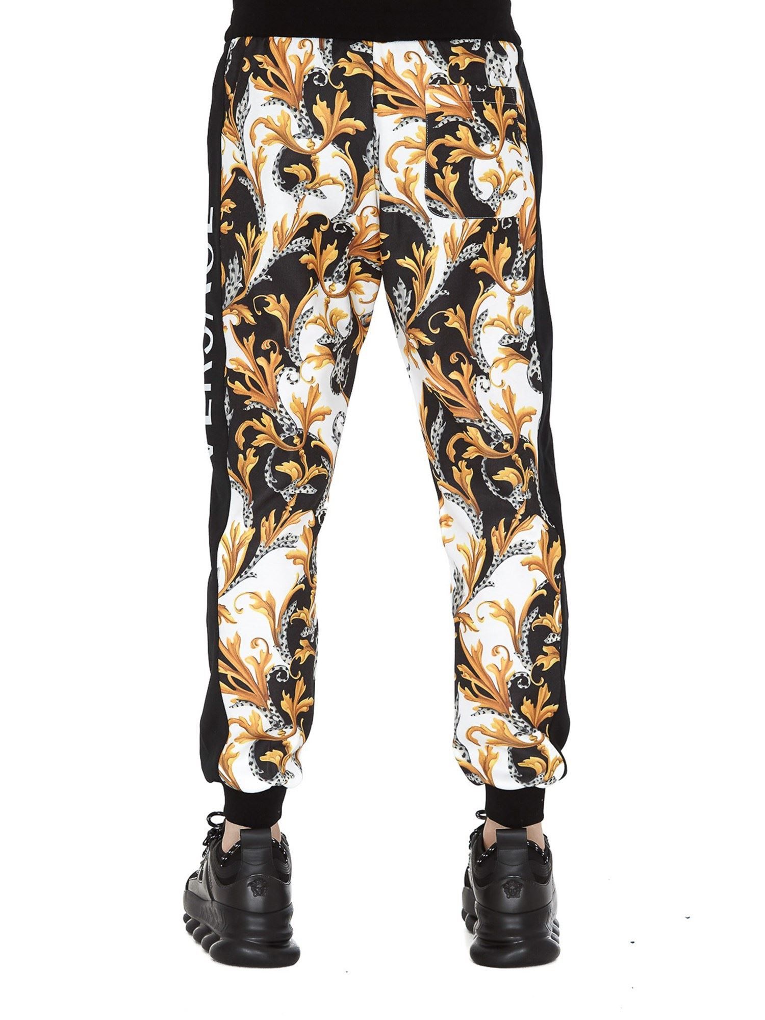 Versace VERSACE Acanthus barocco baroque print track pants Large Size US 34 / EU 50 - 4 Thumbnail