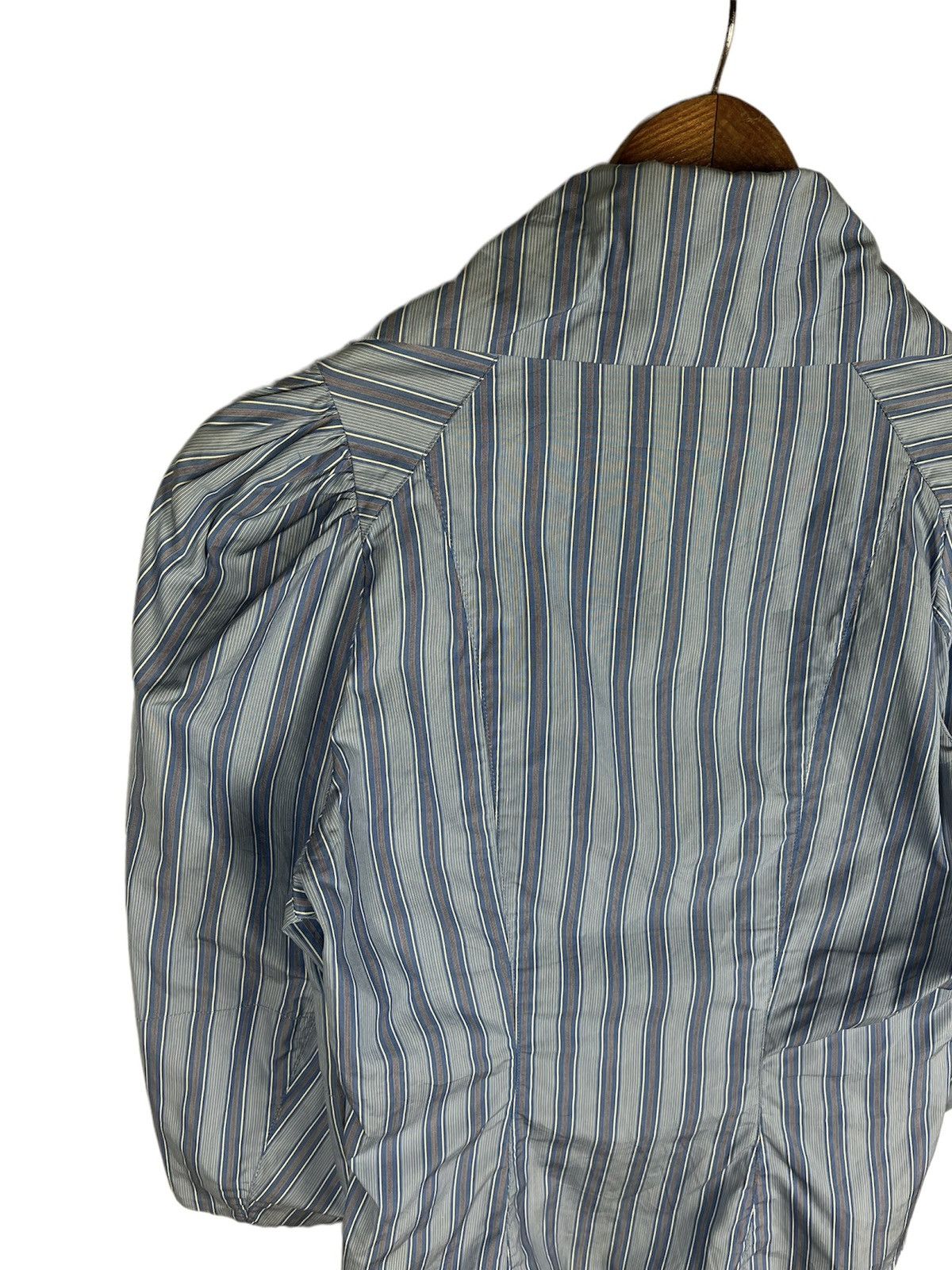 Vivienne Westwood Vintage Vivienne Westwood Striped Baggy Sleeve Light Jacket Size S / US 4 / IT 40 - 7 Thumbnail