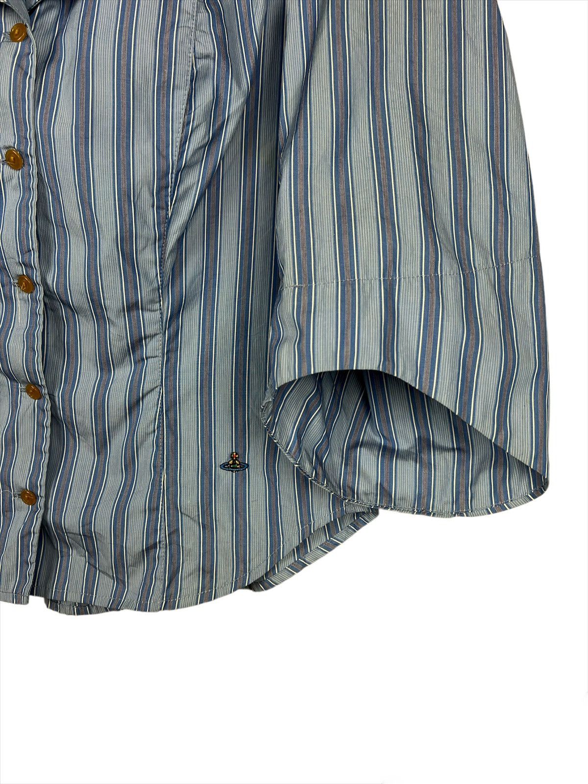 Vivienne Westwood Vintage Vivienne Westwood Striped Baggy Sleeve Light Jacket Size S / US 4 / IT 40 - 3 Thumbnail