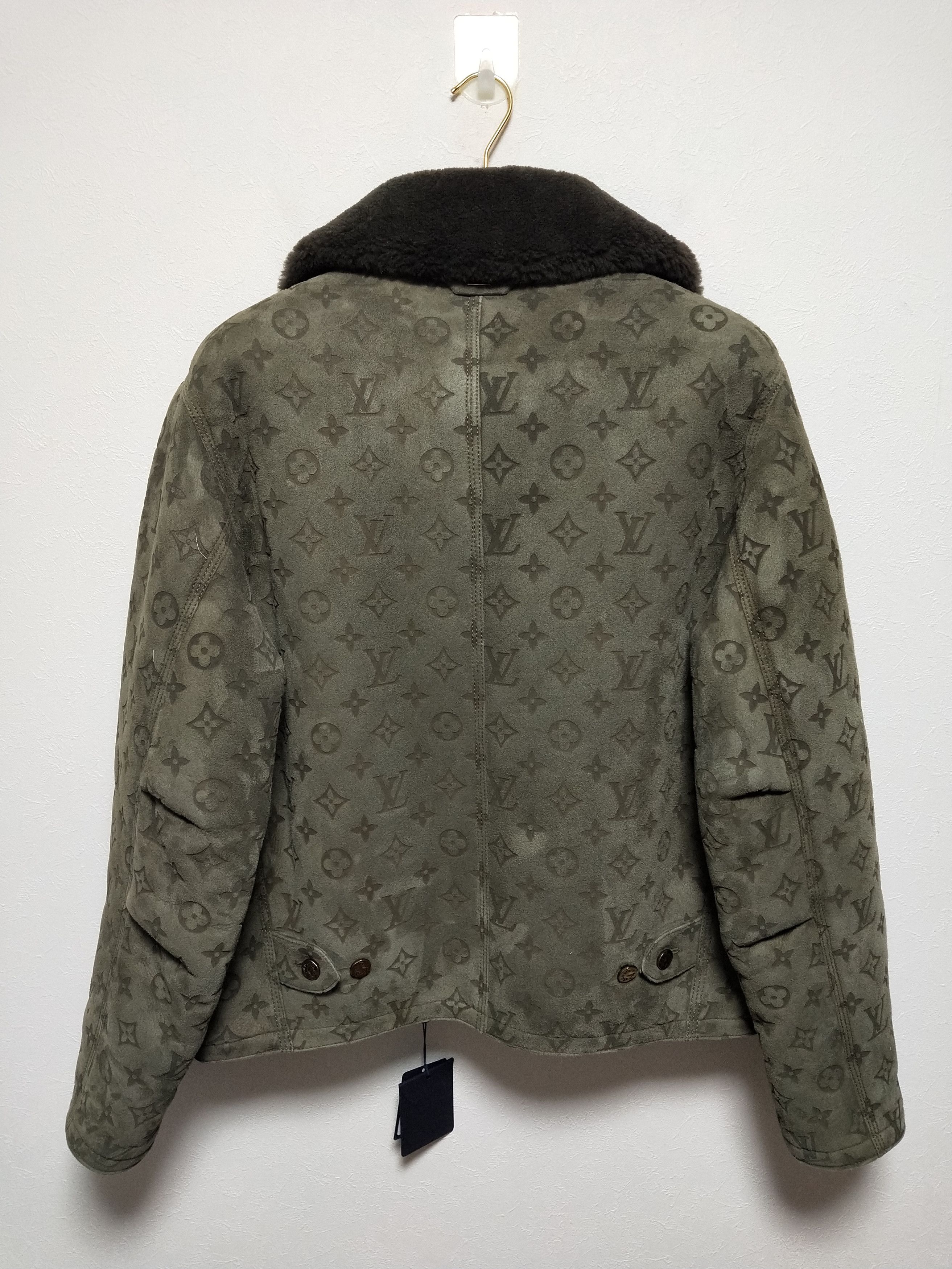 Louis Vuitton × Nigo × Virgil Abloh LVSE Monogram Shearling Blouson Jacket Size US L / EU 52-54 / 3 - 3 Thumbnail