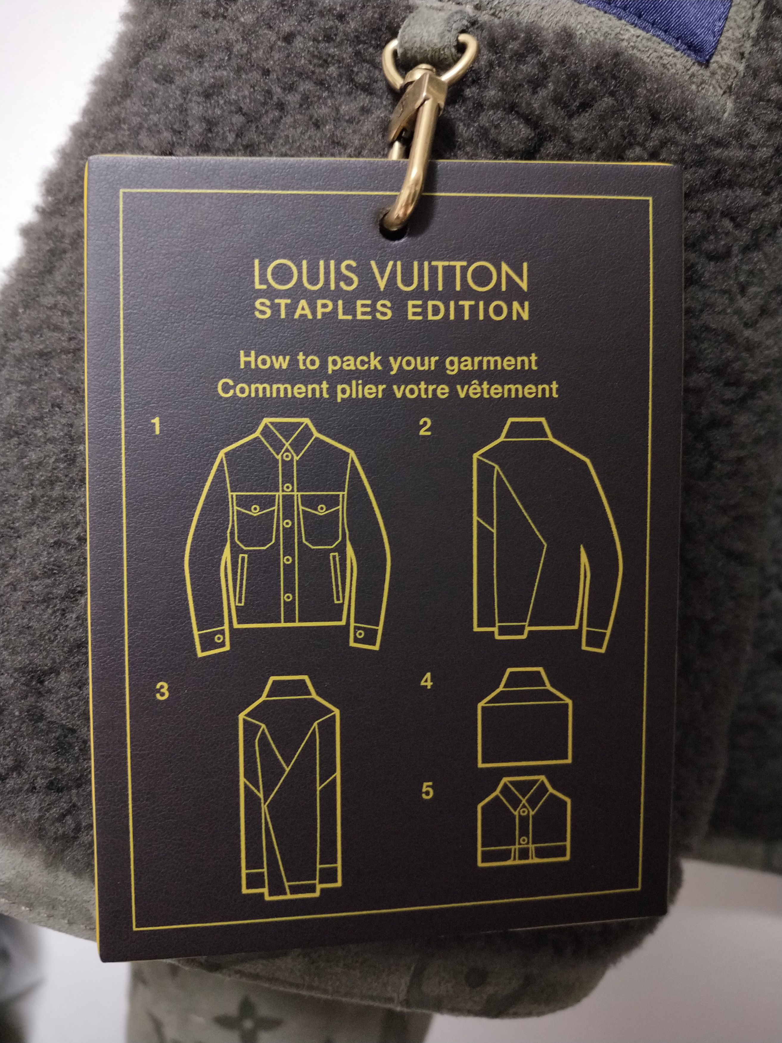 Louis Vuitton × Nigo × Virgil Abloh LVSE Monogram Shearling Blouson Jacket Size US L / EU 52-54 / 3 - 9 Thumbnail