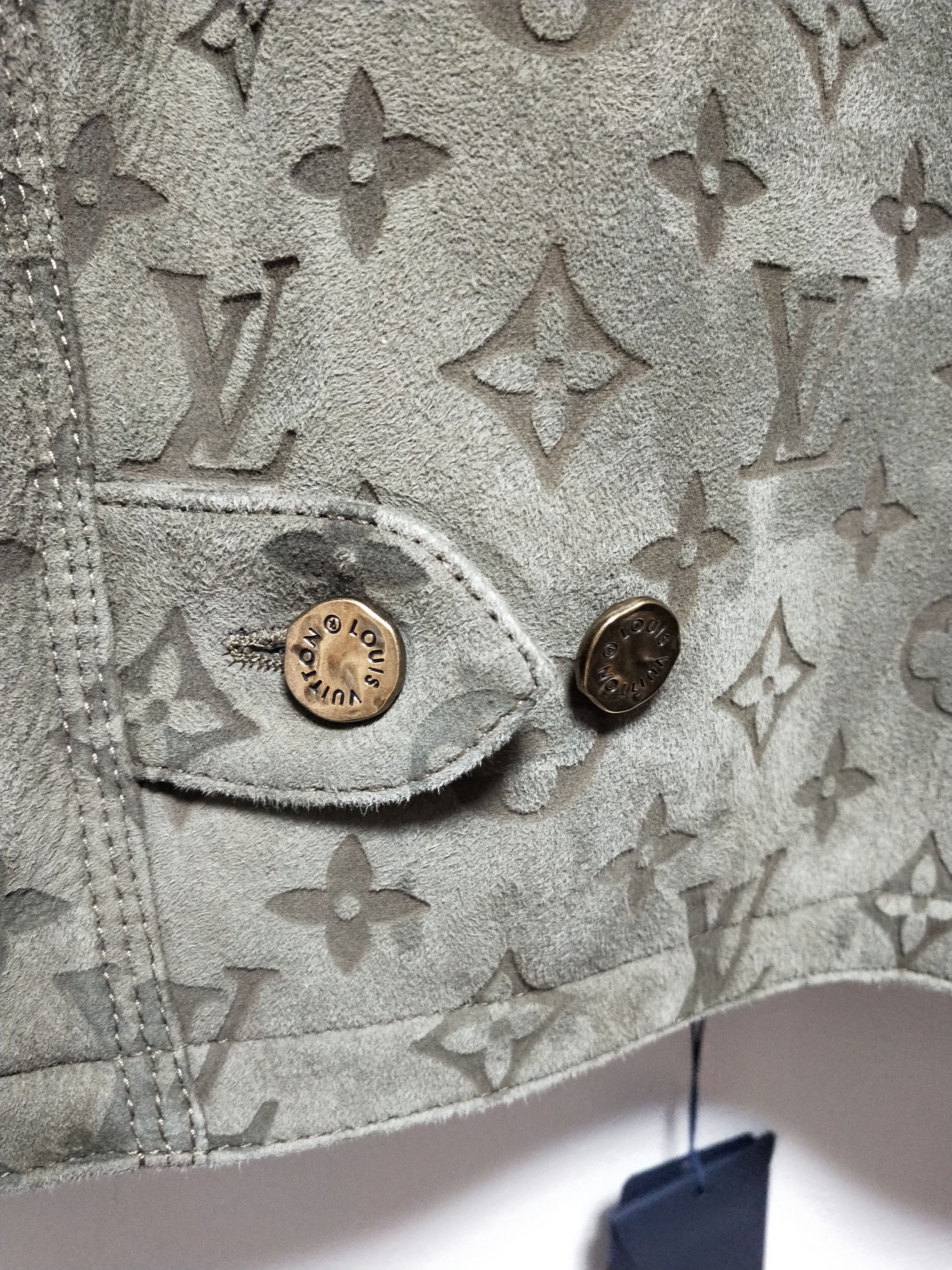 Louis Vuitton × Nigo × Virgil Abloh LVSE Monogram Shearling Blouson Jacket Size US L / EU 52-54 / 3 - 5 Thumbnail