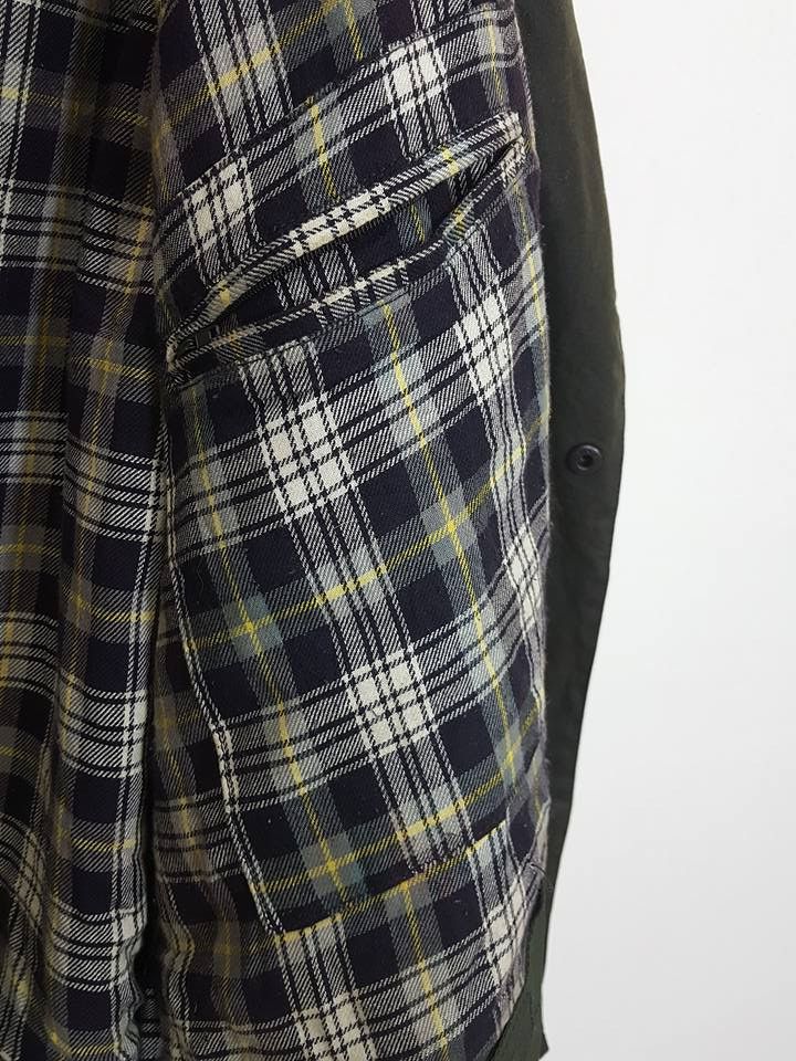 Vintage Mc Orvis Olive Army Corduroy Collar Waxed Jacket Size US L / EU 52-54 / 3 - 14 Thumbnail