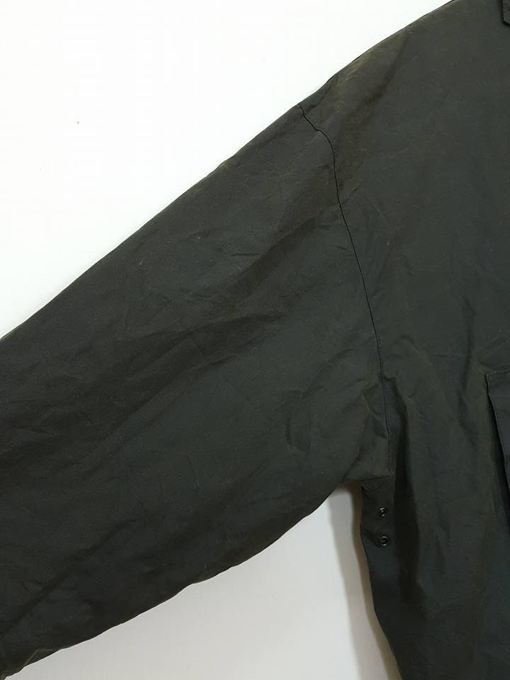 Vintage Mc Orvis Olive Army Corduroy Collar Waxed Jacket Size US L / EU 52-54 / 3 - 13 Thumbnail