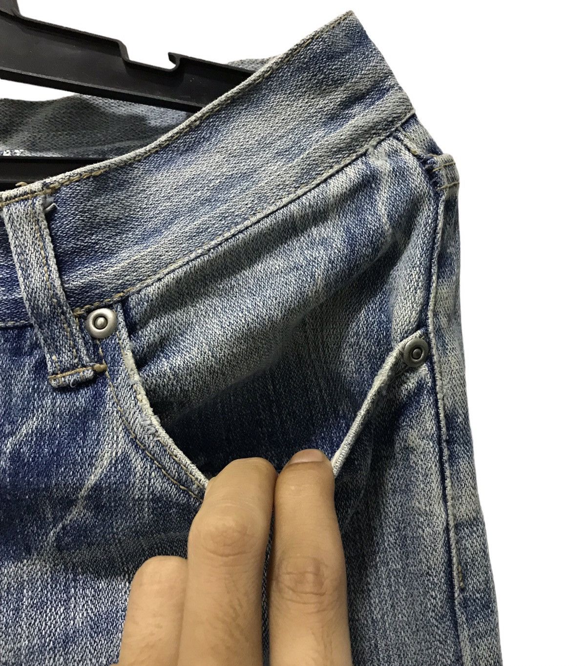 Japanese Brand THREE STONES THROW DENIM PANTS Size US 33 - 8 Thumbnail