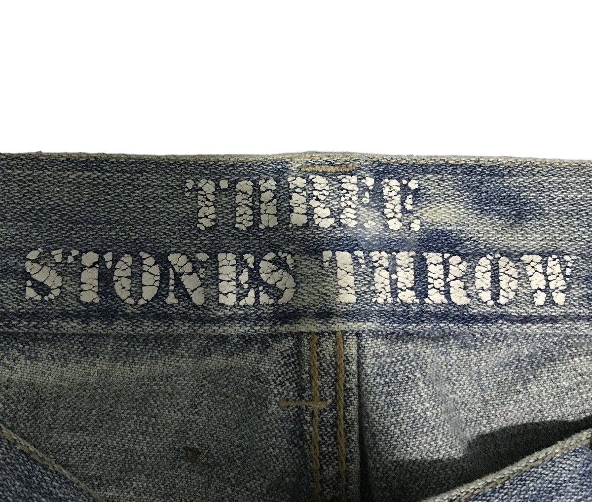 Japanese Brand THREE STONES THROW DENIM PANTS Size US 33 - 14 Thumbnail