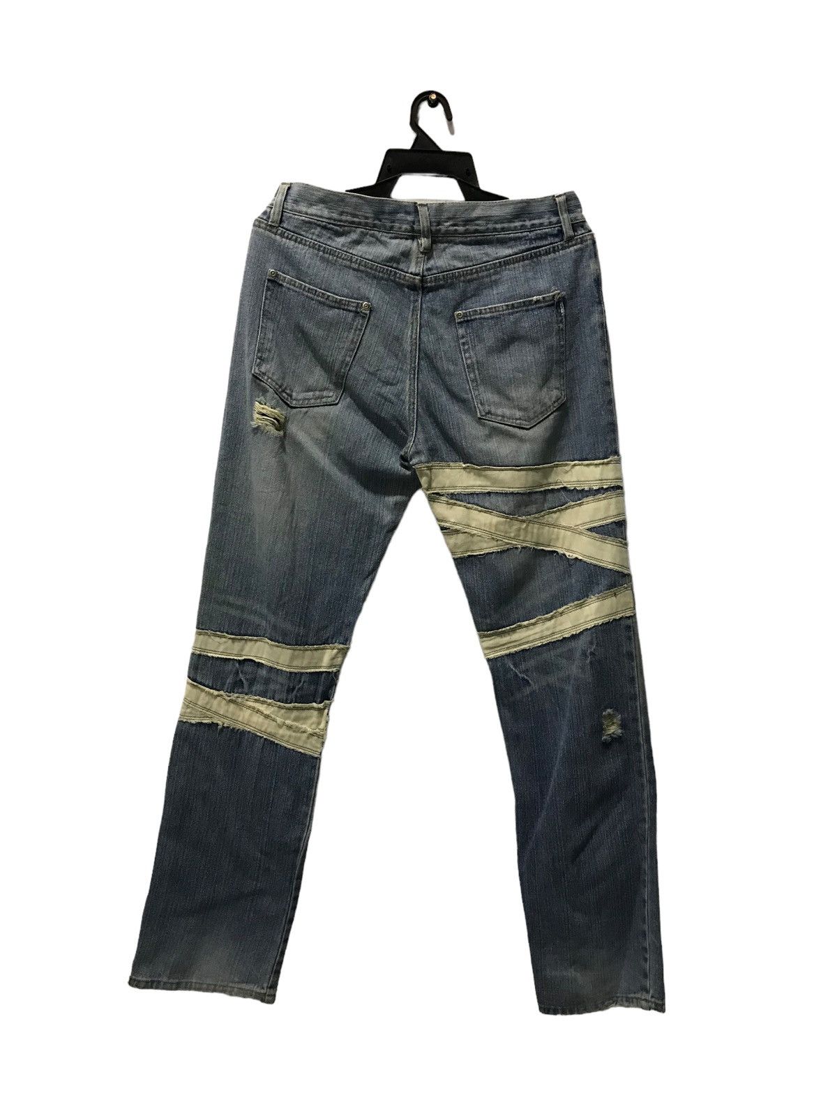 Japanese Brand THREE STONES THROW DENIM PANTS Size US 33 - 2 Thumbnail