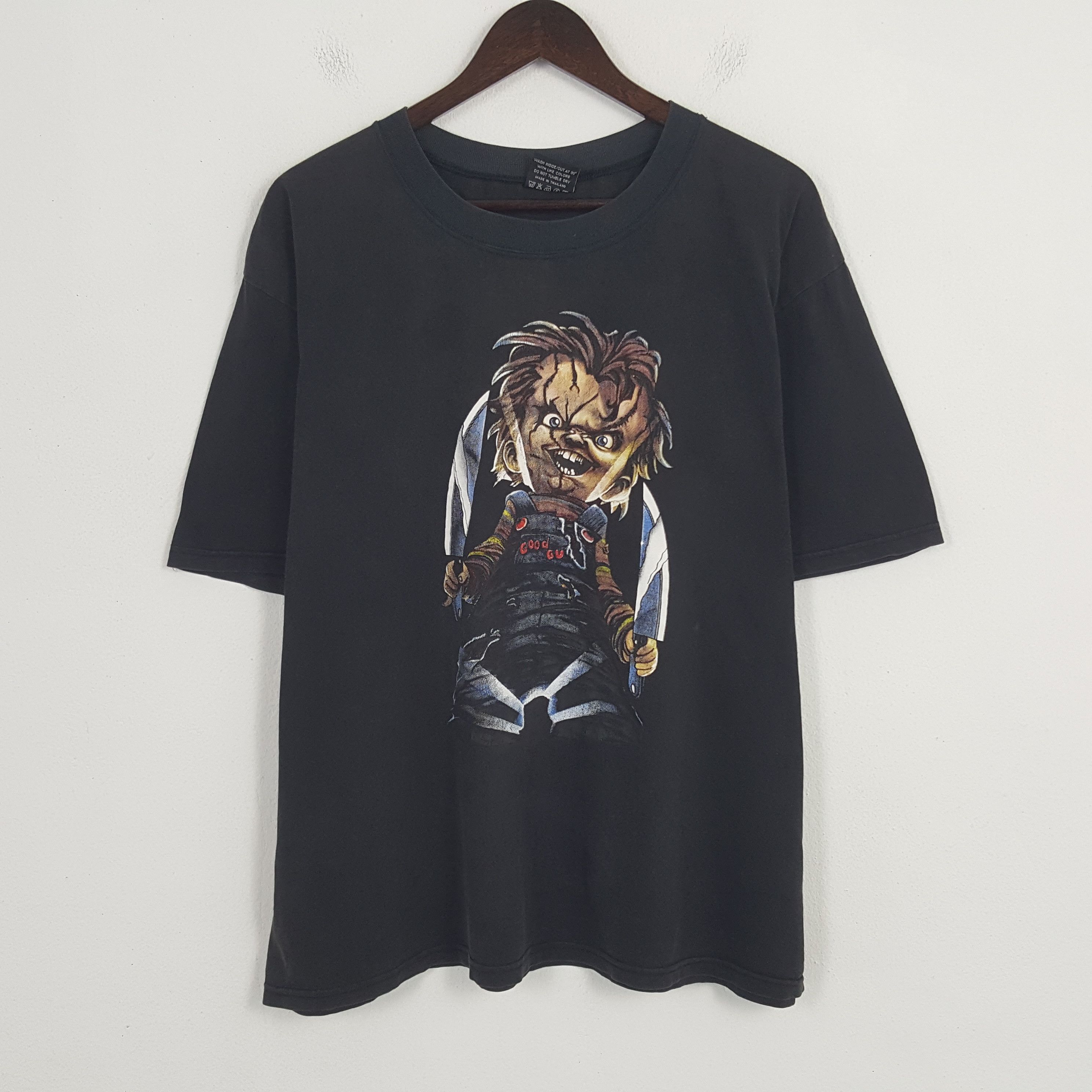 Vintage Vintage Chucky Horror Movie Tshirt Size US XXL / EU 58 / 5 - 1 Thumbnail