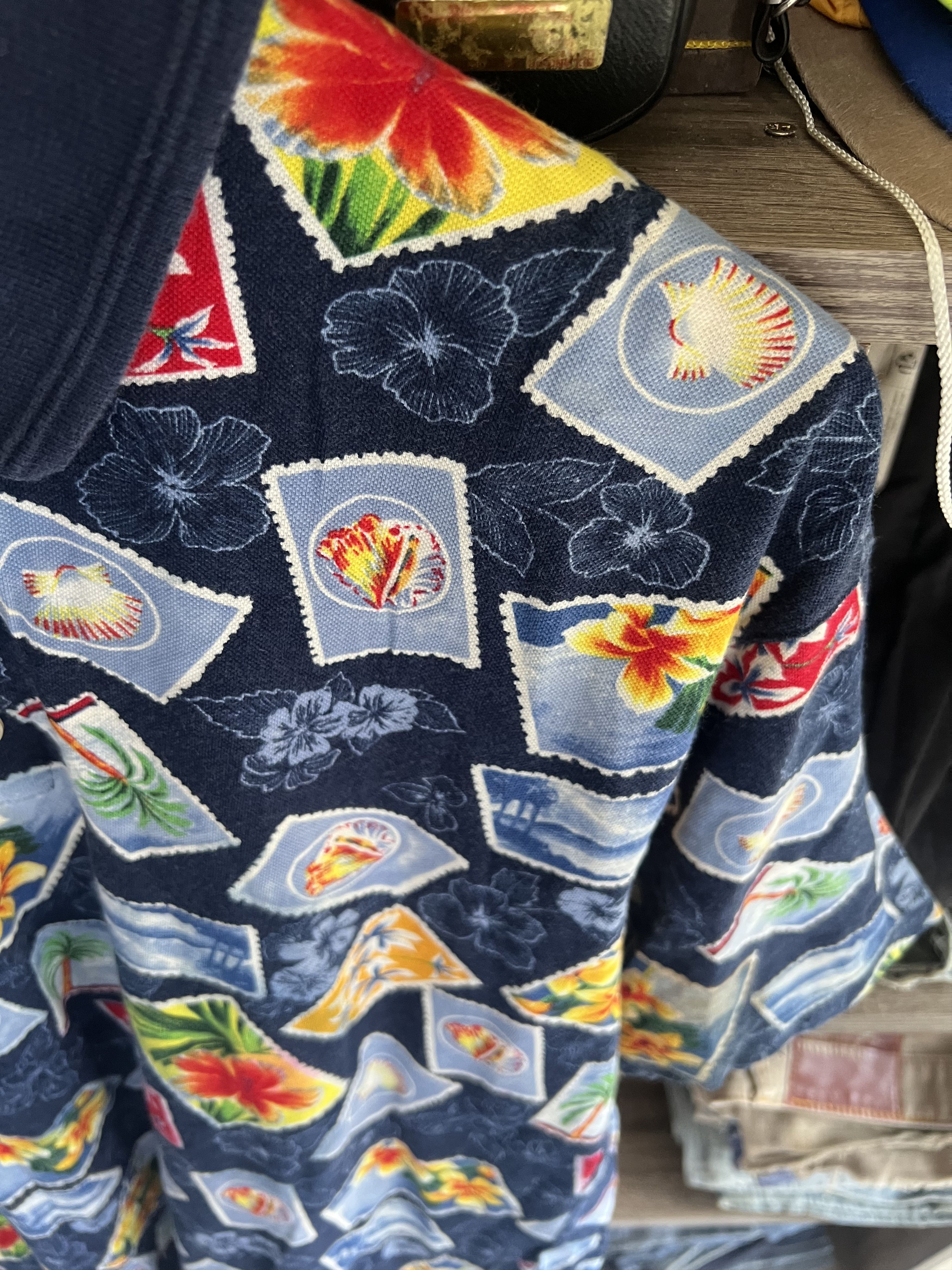 Japanese Brand 🔥Jos. J. Oliver Fullprinted Summer Polo Tees Size US L / EU 52-54 / 3 - 7 Thumbnail