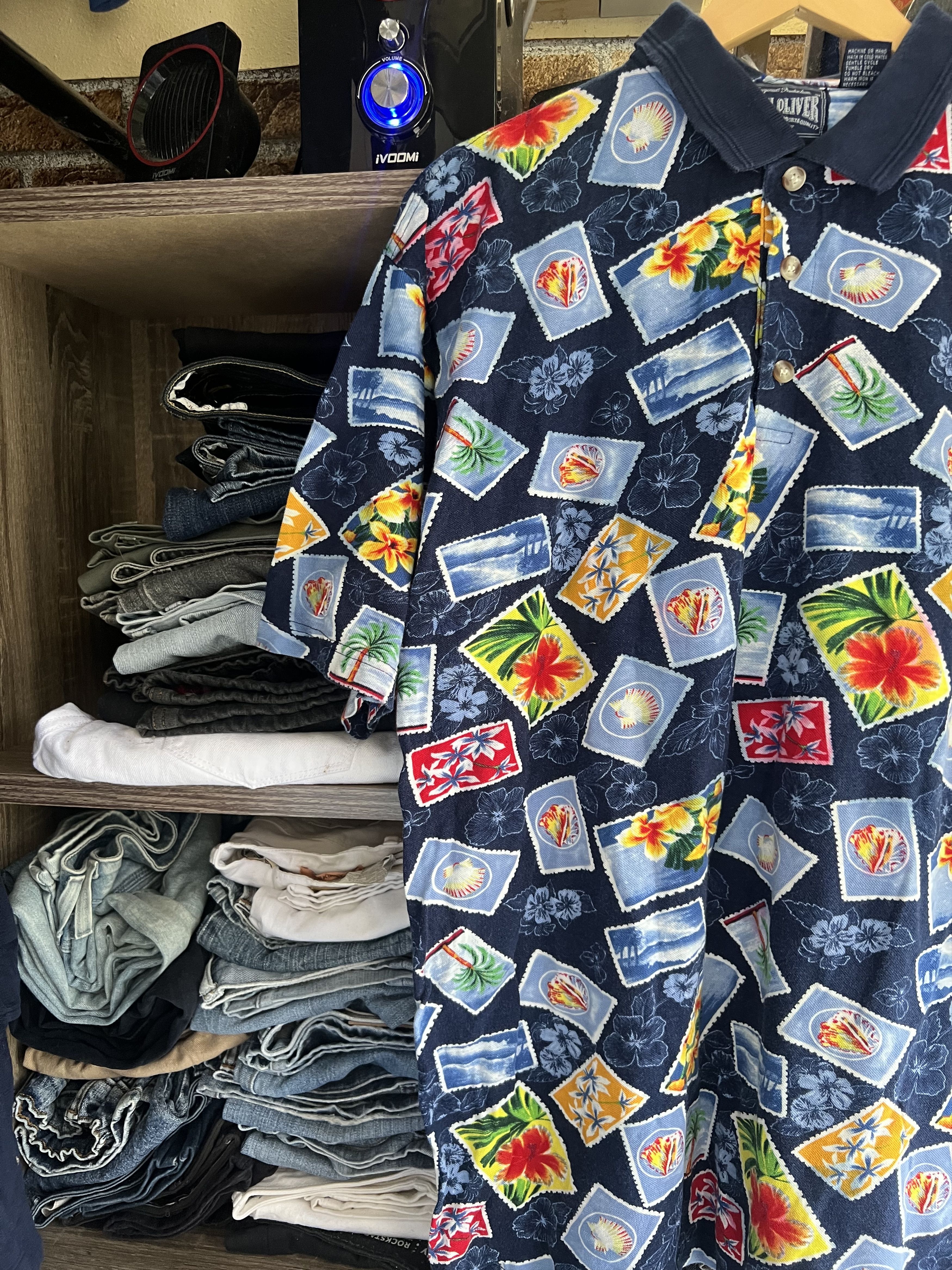 Japanese Brand 🔥Jos. J. Oliver Fullprinted Summer Polo Tees Size US L / EU 52-54 / 3 - 3 Thumbnail