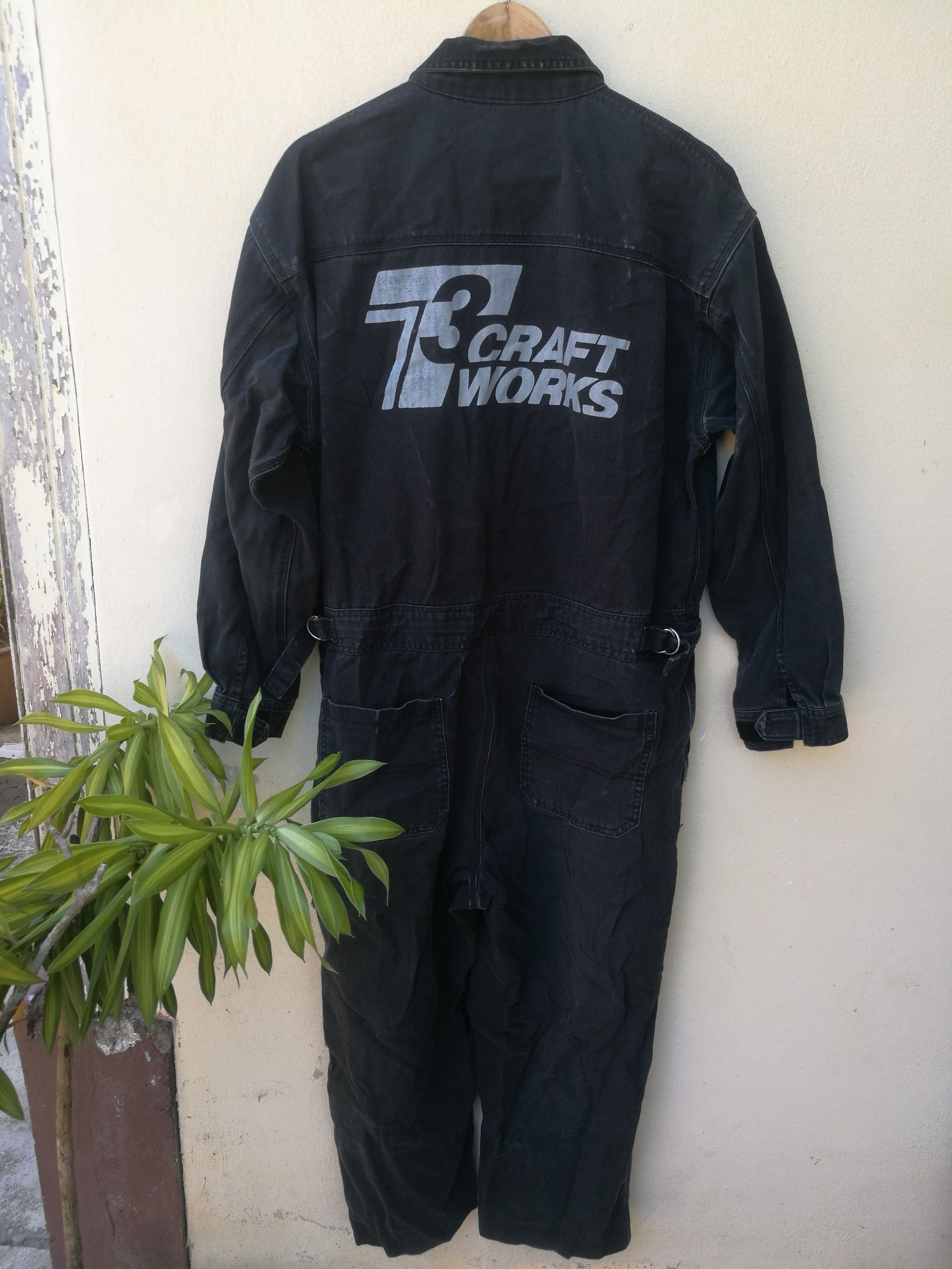 Japanese Brand T3 Craft Work Herringbone Twill Coverall Size US 34 / EU 50 - 1 Thumbnail