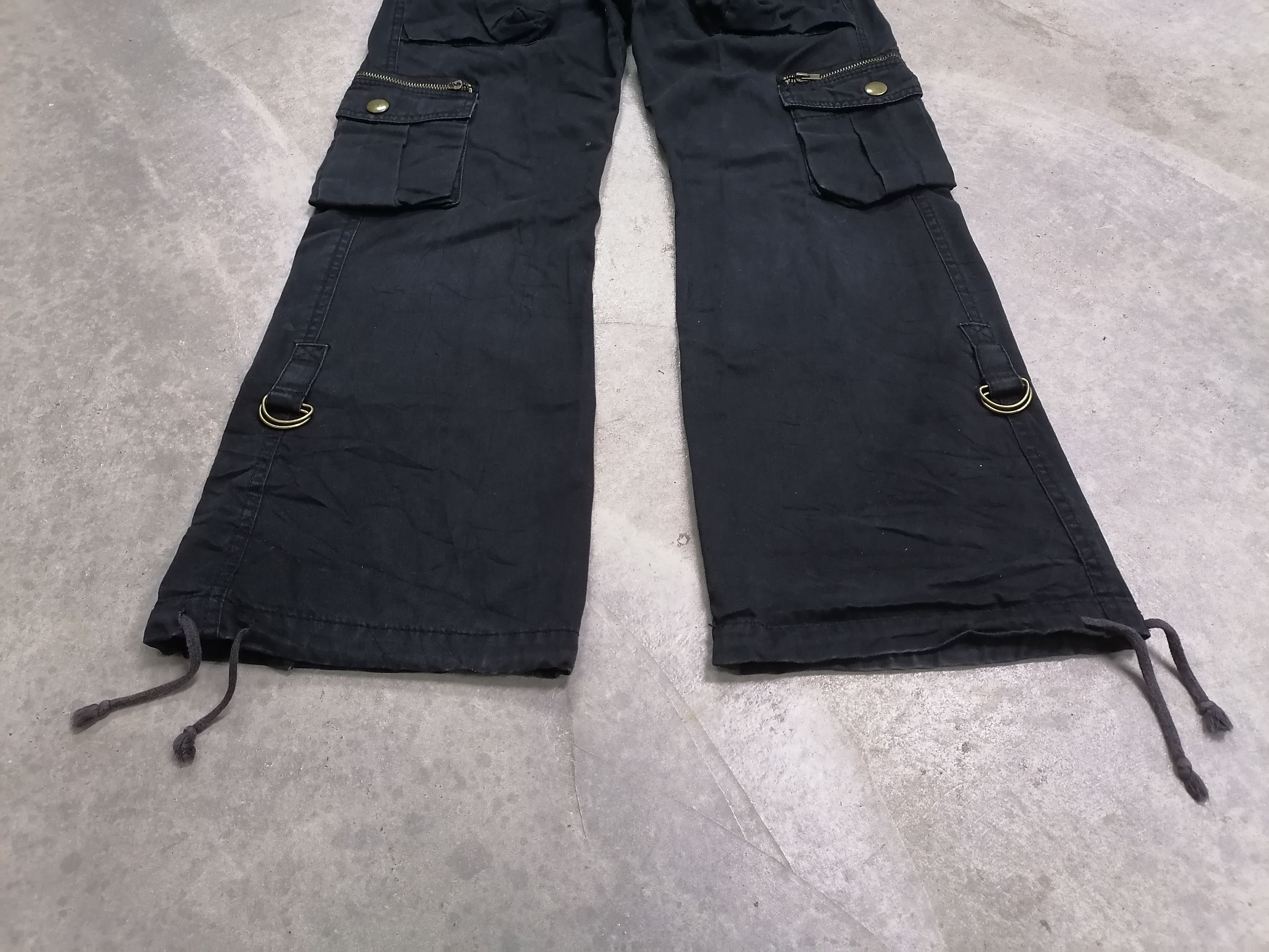 20471120 × Beauty Beast Sickkk🔥U.T.D Black Multipocket Tactical Flare Pants⚡⚡⚡ Size US 28 / EU 44 - 3 Thumbnail