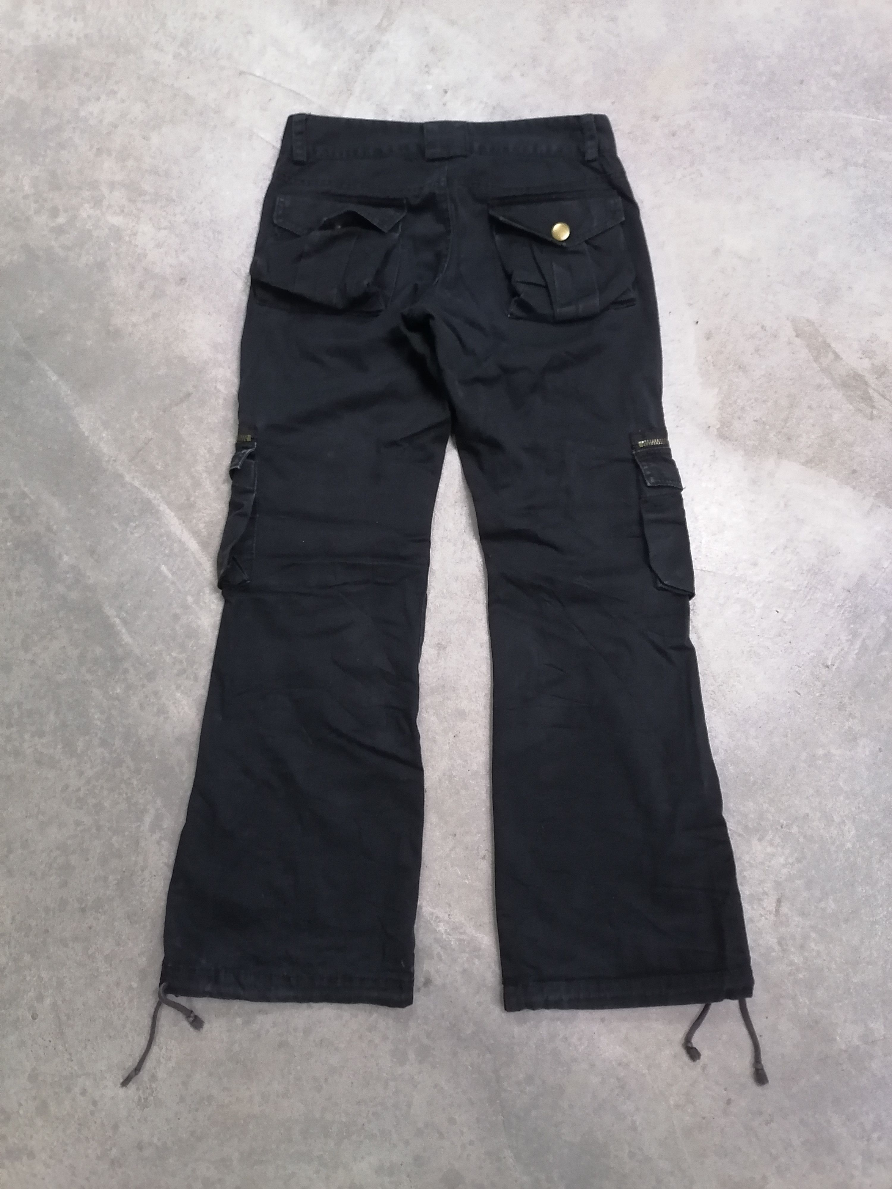 20471120 × Beauty Beast Sickkk🔥U.T.D Black Multipocket Tactical Flare Pants⚡⚡⚡ Size US 28 / EU 44 - 7 Thumbnail