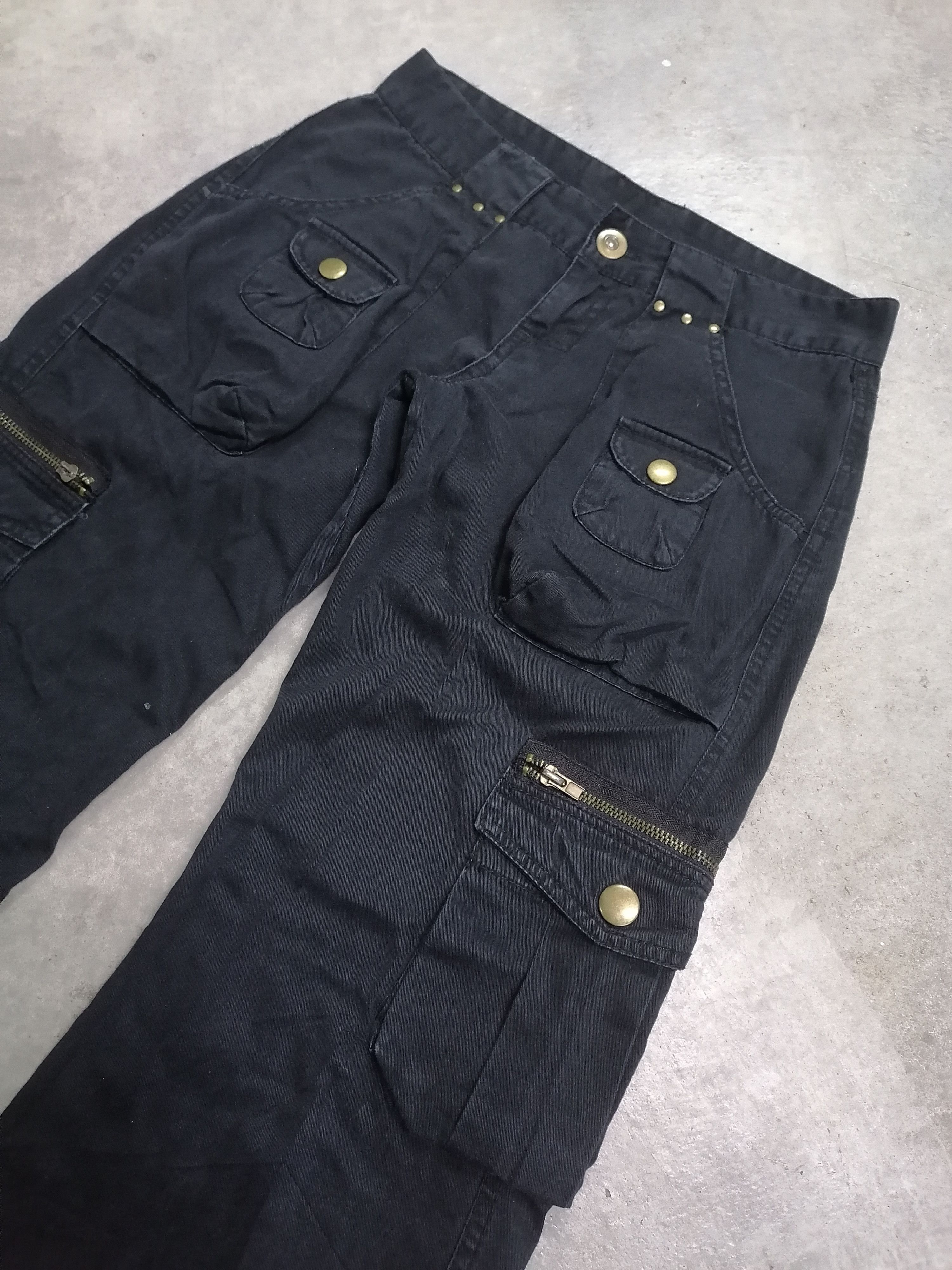 20471120 × Beauty Beast Sickkk🔥U.T.D Black Multipocket Tactical Flare Pants⚡⚡⚡ Size US 28 / EU 44 - 5 Thumbnail