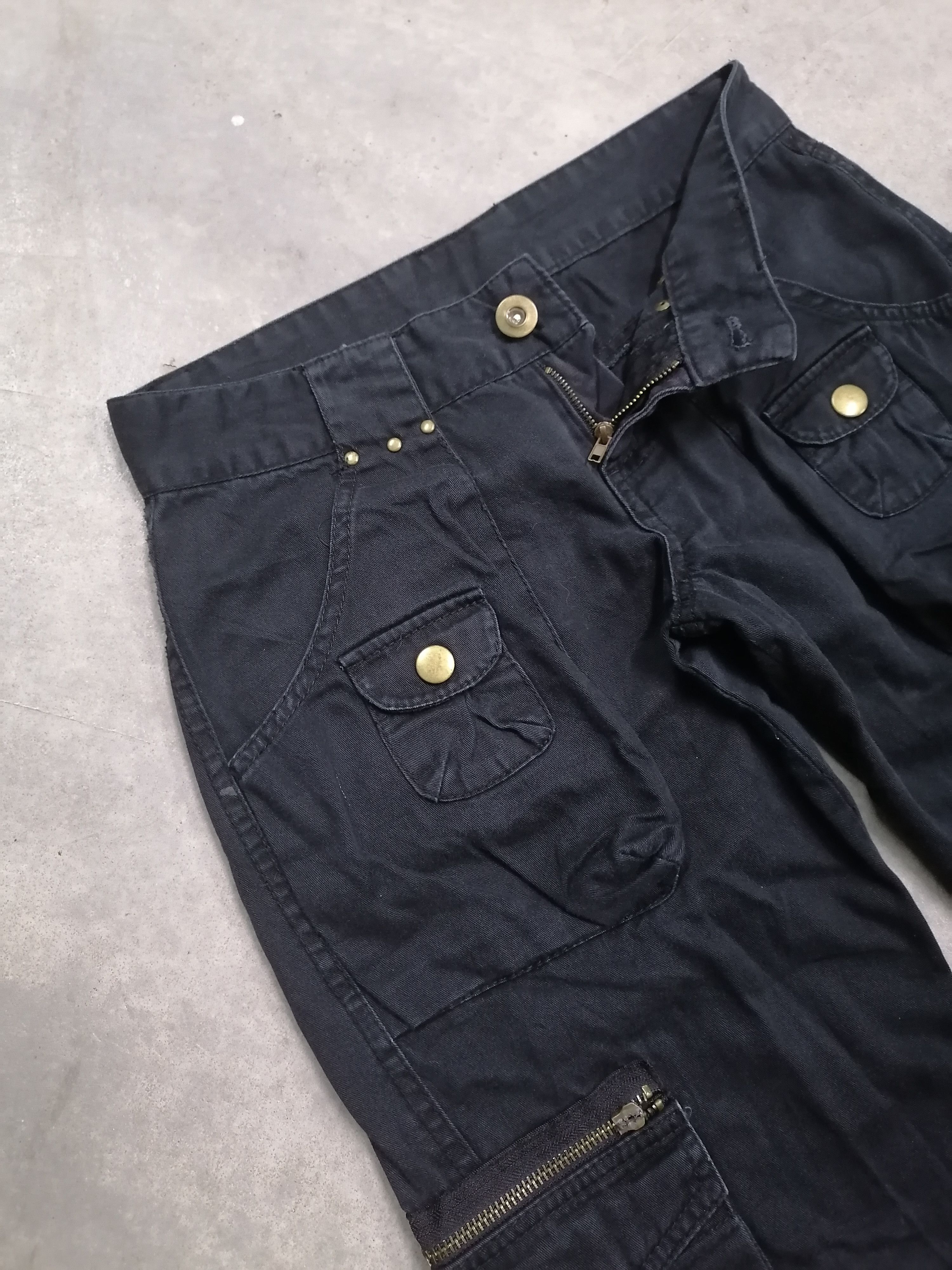 20471120 × Beauty Beast Sickkk🔥U.T.D Black Multipocket Tactical Flare Pants⚡⚡⚡ Size US 28 / EU 44 - 6 Thumbnail
