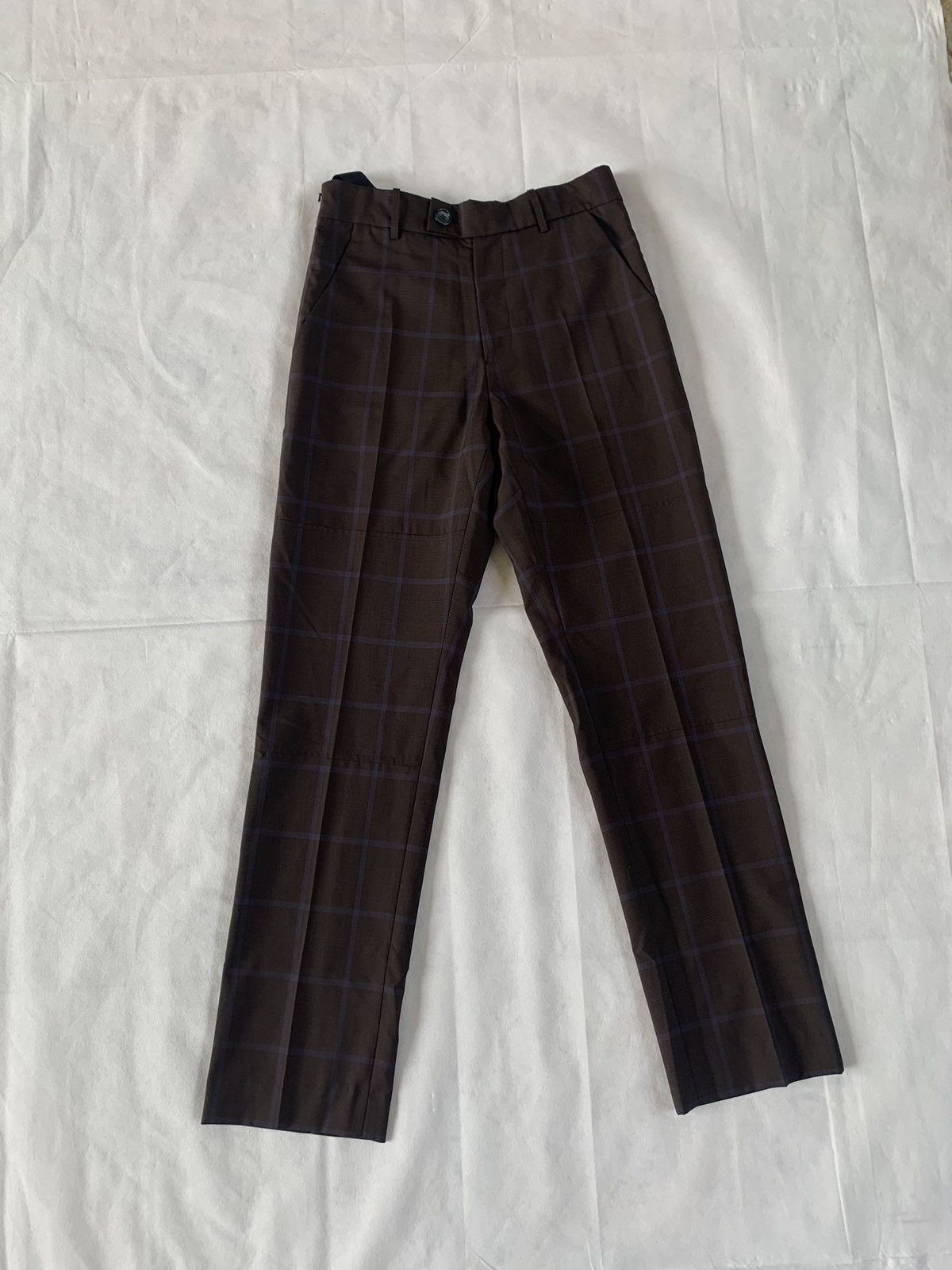 Martine Rose Brown Tartan Slacks Size US 32 / EU 48 - 14 Thumbnail