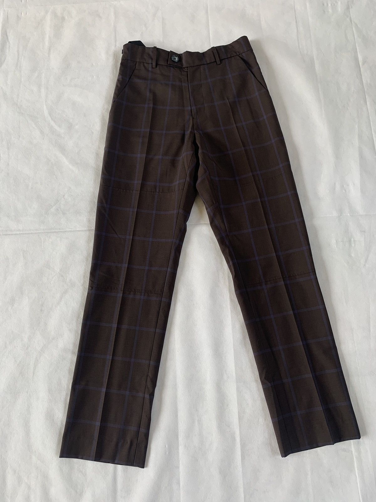 Martine Rose Brown Tartan Slacks Size US 32 / EU 48 - 1 Thumbnail
