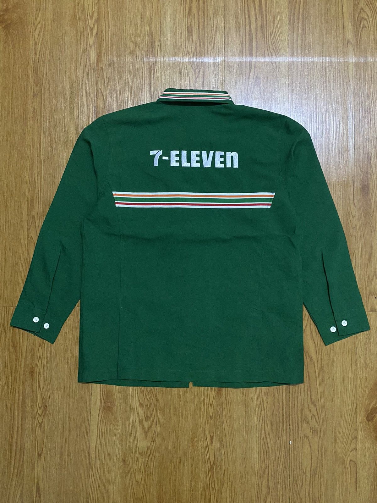 Vintage Vintage 7 Eleven Embroidery Logo Workwear Zipper Size US M / EU 48-50 / 2 - 2 Thumbnail