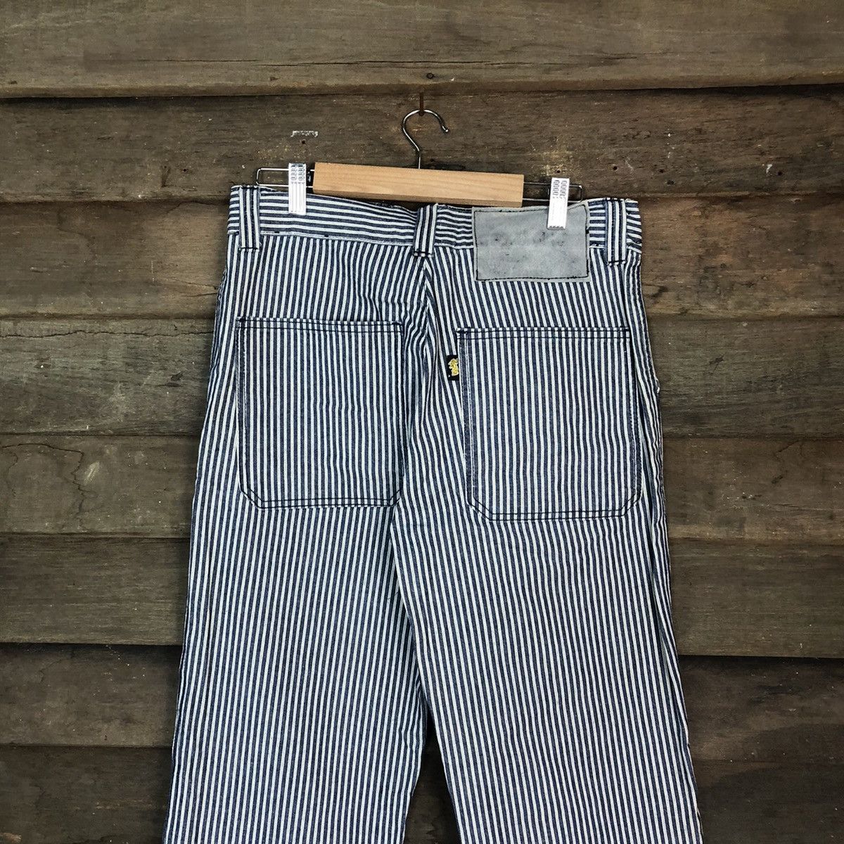 Japanese Brand DLL japan Stripe double knee Cargo Multipocket Pants #1360 Size US 30 / EU 46 - 10 Thumbnail
