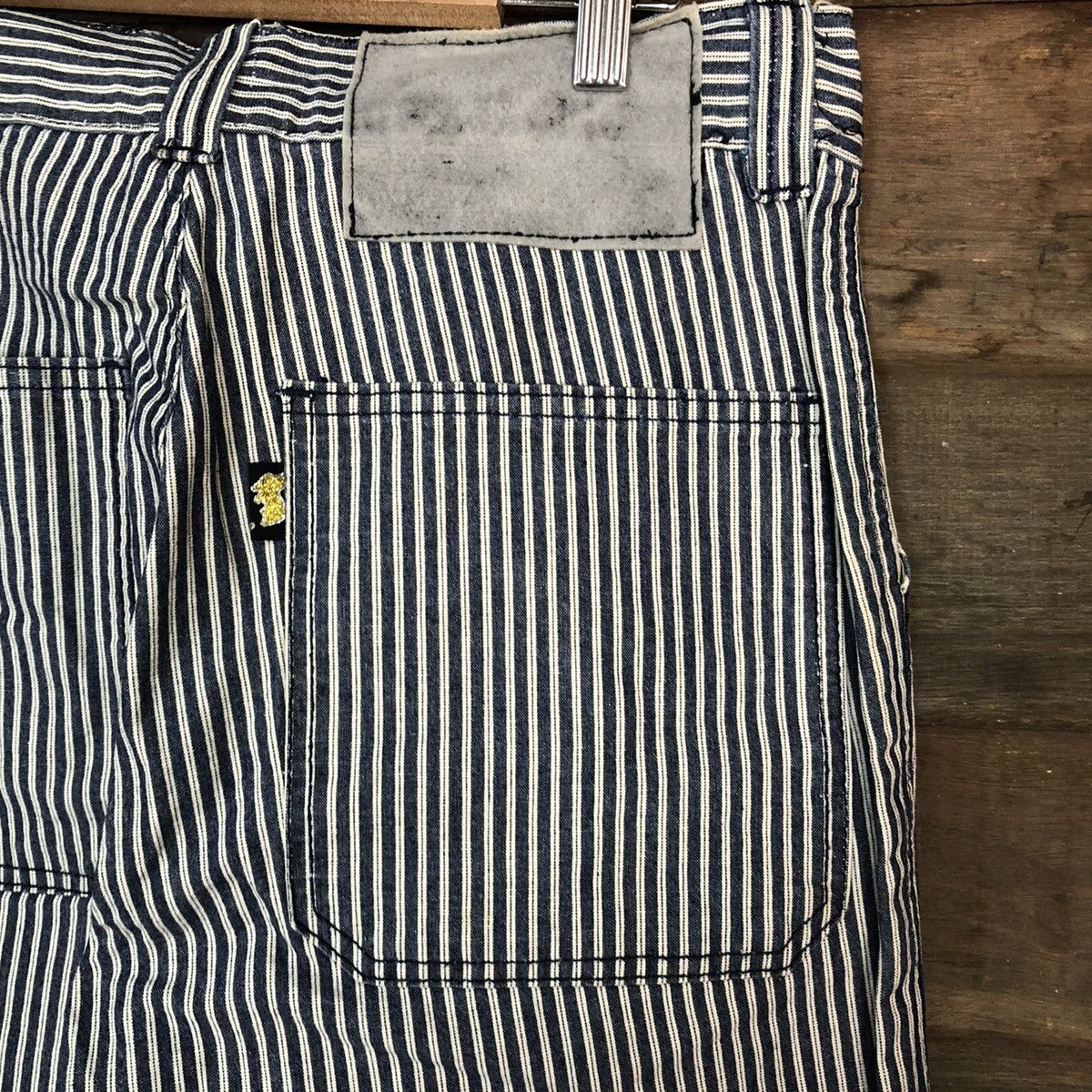 Japanese Brand DLL japan Stripe double knee Cargo Multipocket Pants #1360 Size US 30 / EU 46 - 13 Thumbnail
