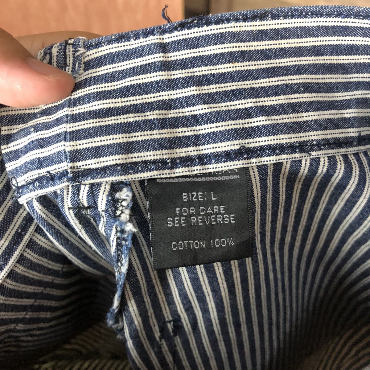 Japanese Brand DLL japan Stripe double knee Cargo Multipocket Pants #1360 Size US 30 / EU 46 - 16 Thumbnail
