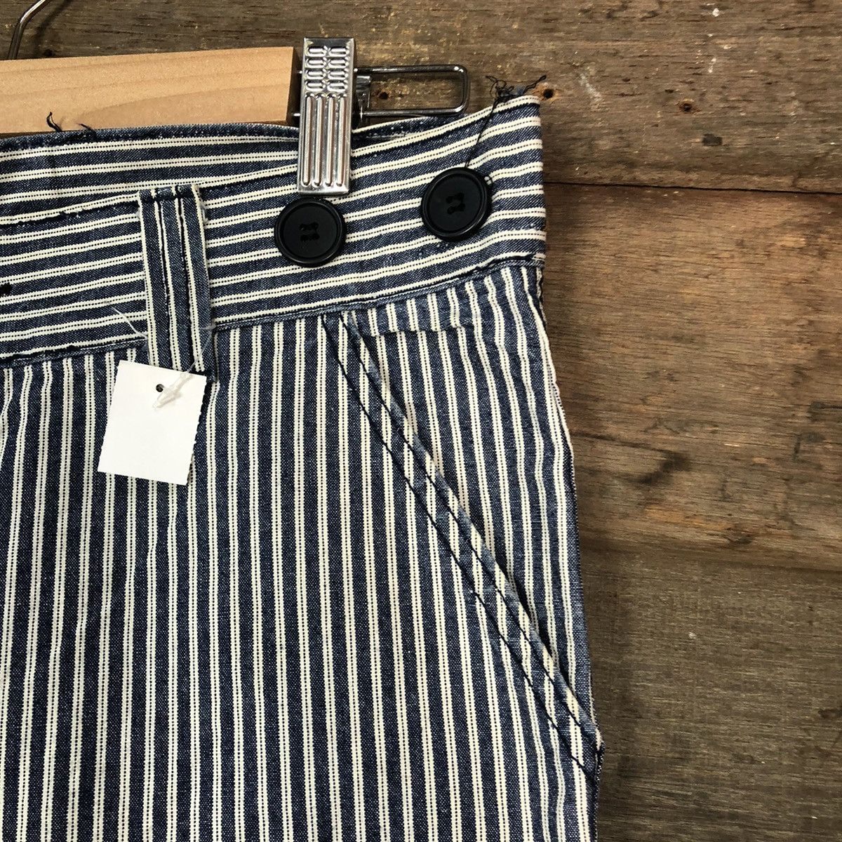 Japanese Brand DLL japan Stripe double knee Cargo Multipocket Pants #1360 Size US 30 / EU 46 - 6 Thumbnail