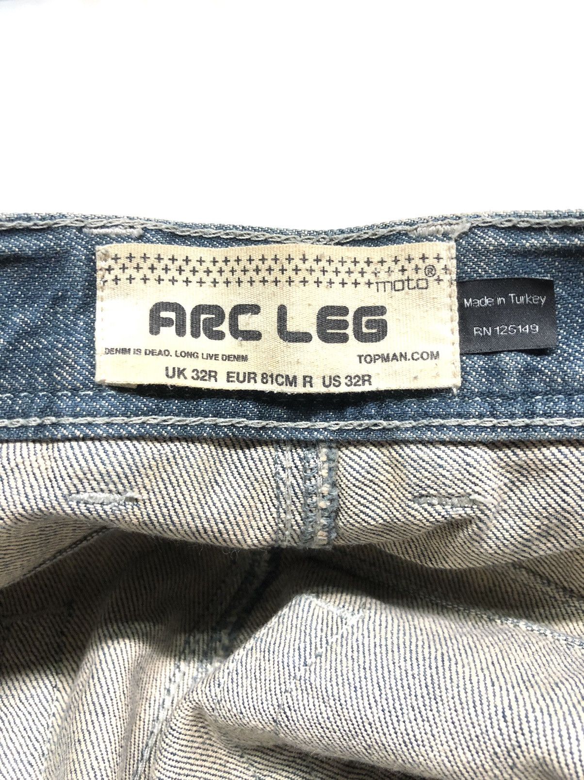 Topman TOP MAN DISSTRESSED CURVE DENIM NICE DESIGN Size US 32 / EU 48 - 11 Thumbnail