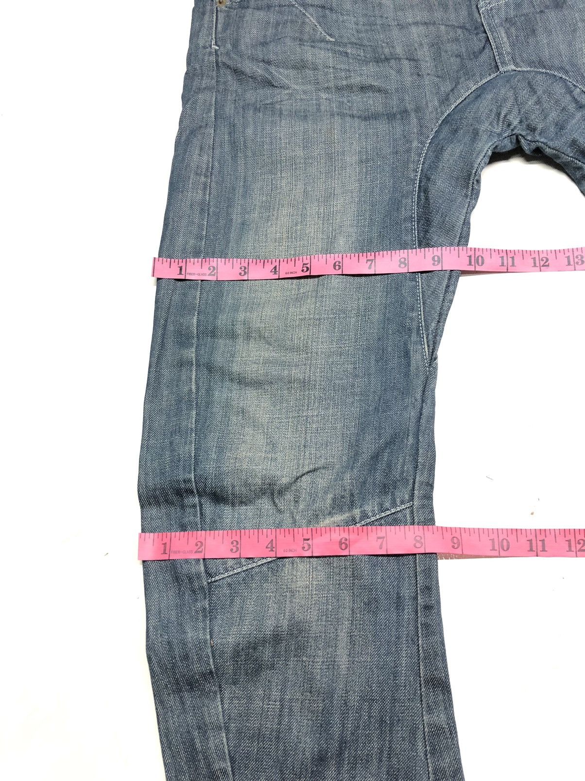 Topman TOP MAN DISSTRESSED CURVE DENIM NICE DESIGN Size US 32 / EU 48 - 15 Thumbnail