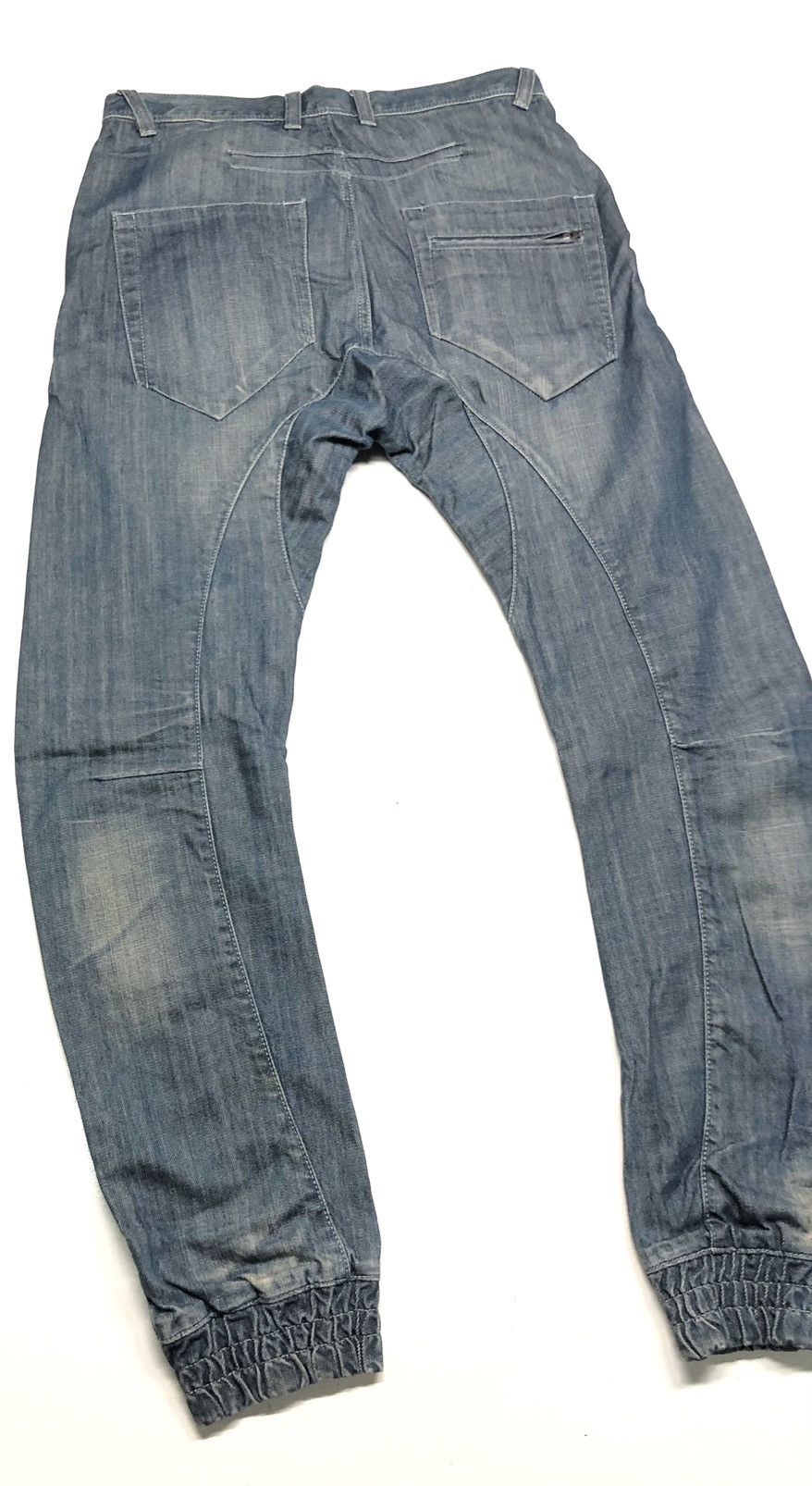 Topman TOP MAN DISSTRESSED CURVE DENIM NICE DESIGN Size US 32 / EU 48 - 6 Thumbnail