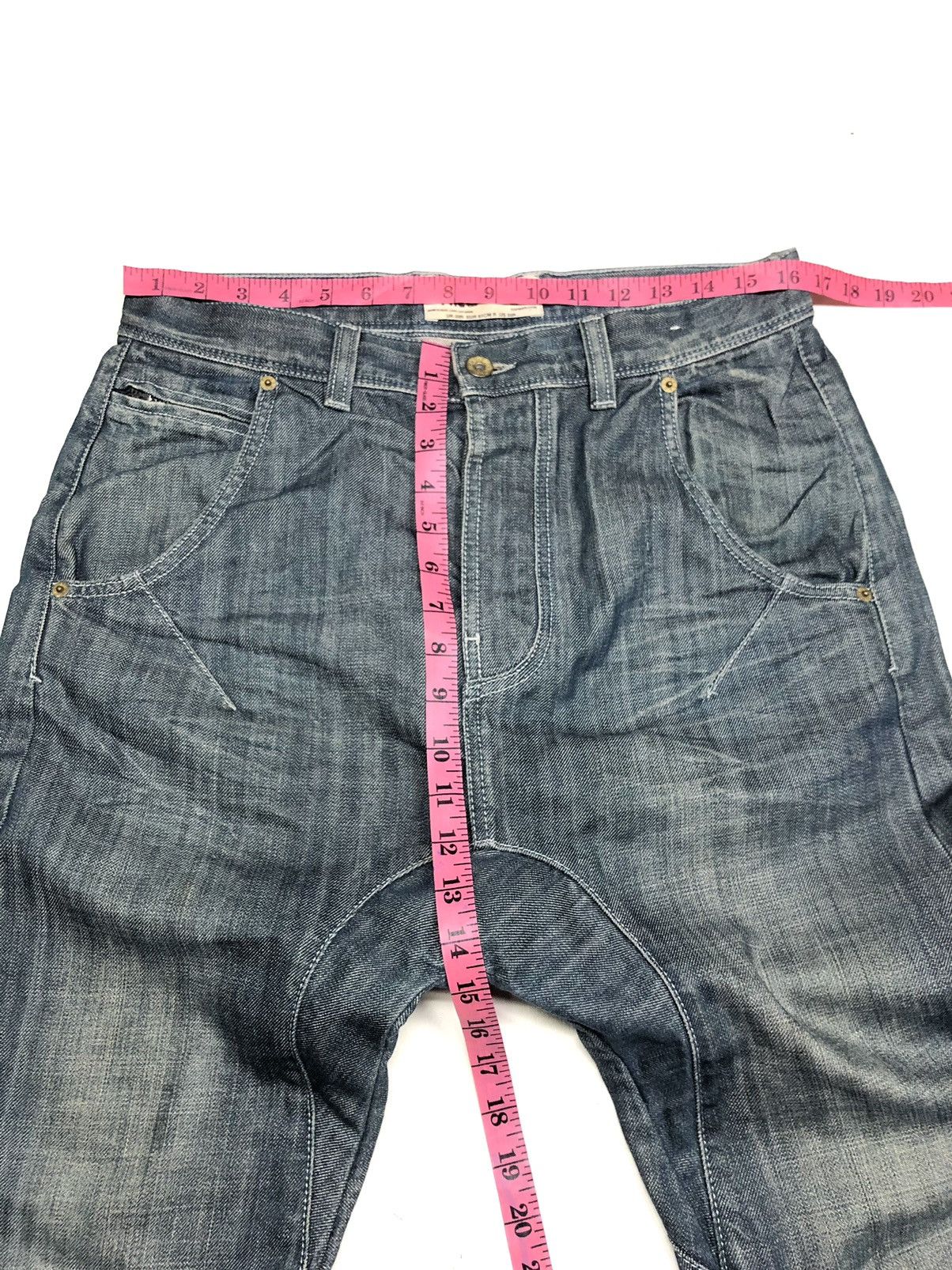Topman TOP MAN DISSTRESSED CURVE DENIM NICE DESIGN Size US 32 / EU 48 - 14 Thumbnail