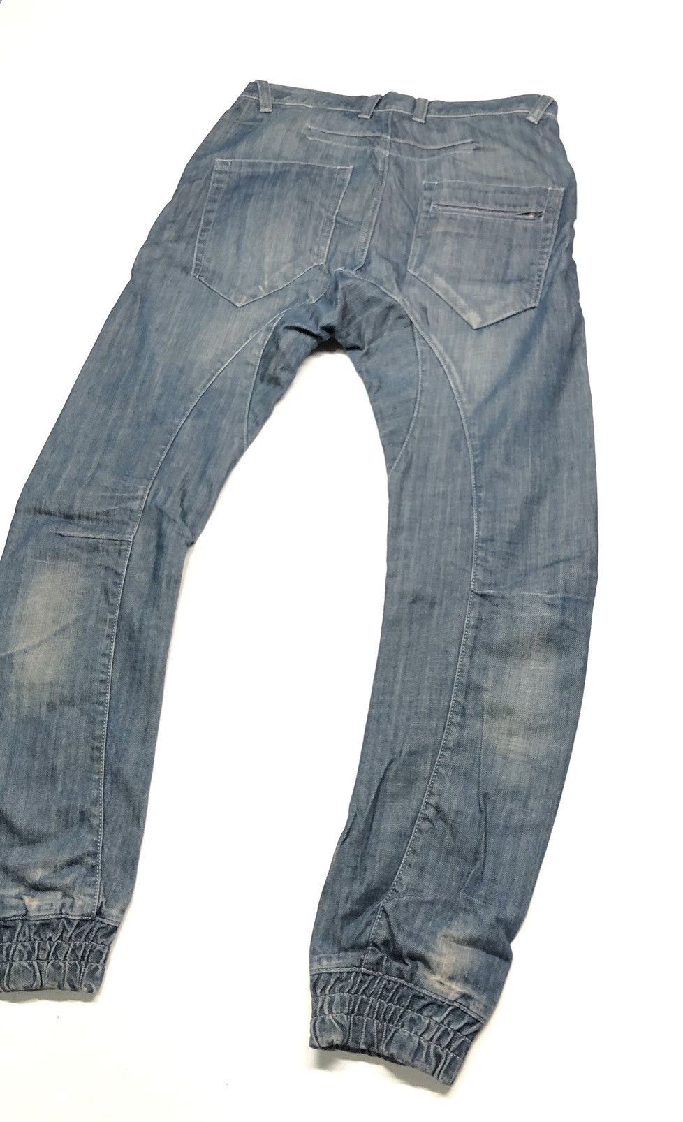 Topman TOP MAN DISSTRESSED CURVE DENIM NICE DESIGN Size US 32 / EU 48 - 7 Thumbnail