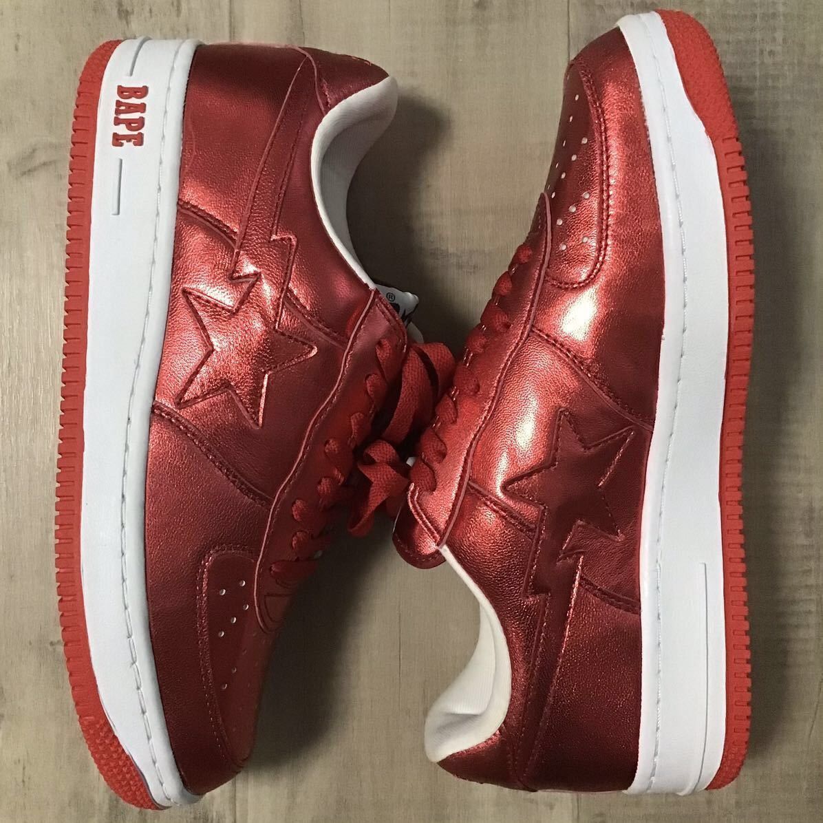 Bape Red foil BAPESTA sneakers a bathing ape BAPE sta shoes Size US 10.5 / EU 43-44 - 2 Thumbnail