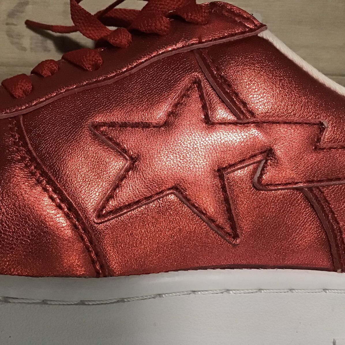 Bape Red foil BAPESTA sneakers a bathing ape BAPE sta shoes Size US 10.5 / EU 43-44 - 7 Thumbnail