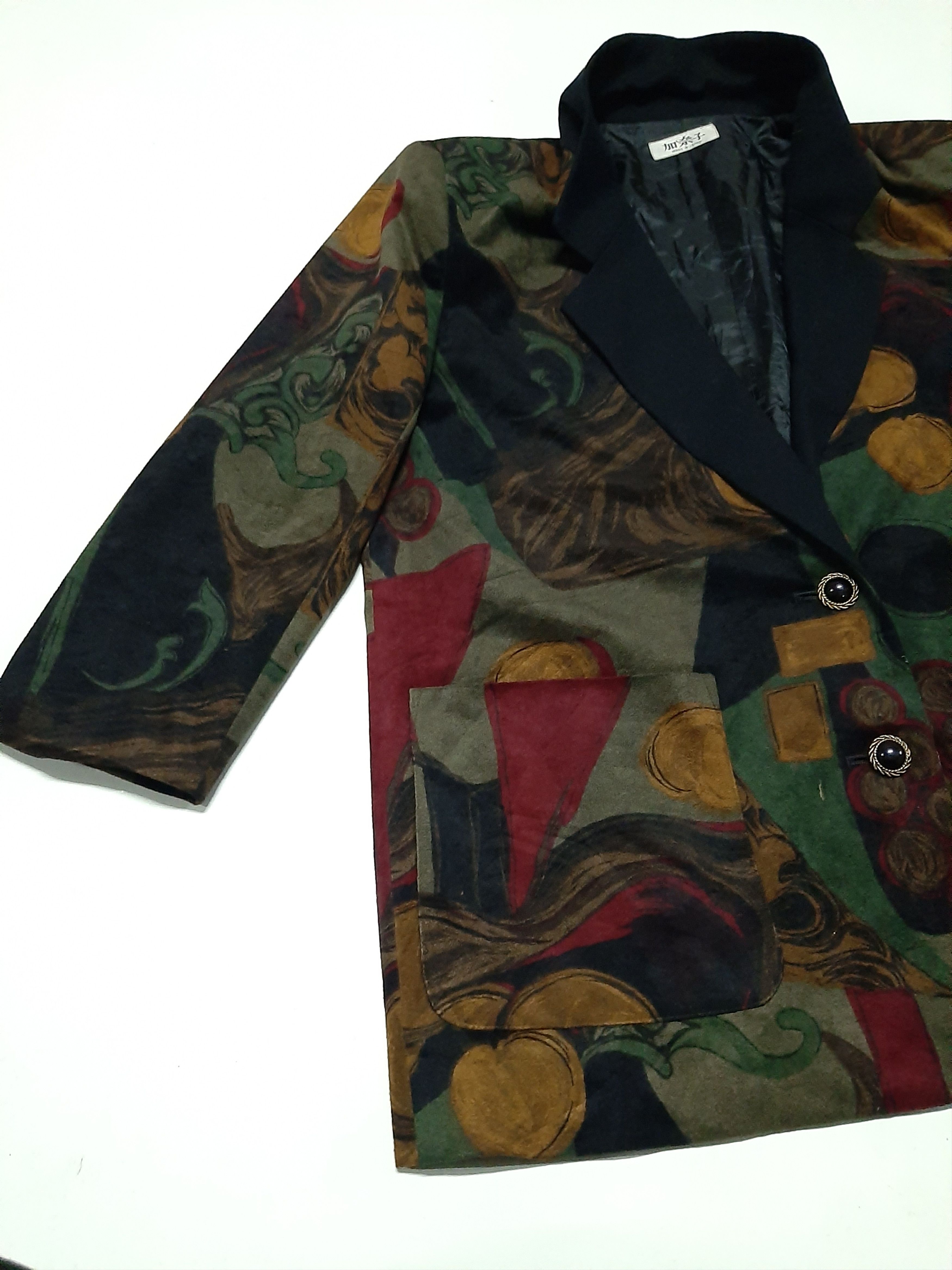Japanese Brand × Vintage RARE VINTAGE VELVET BLAZER FULL DESIGN MADE IN JAPAN 🇯🇵 Size US L / EU 52-54 / 3 - 4 Thumbnail