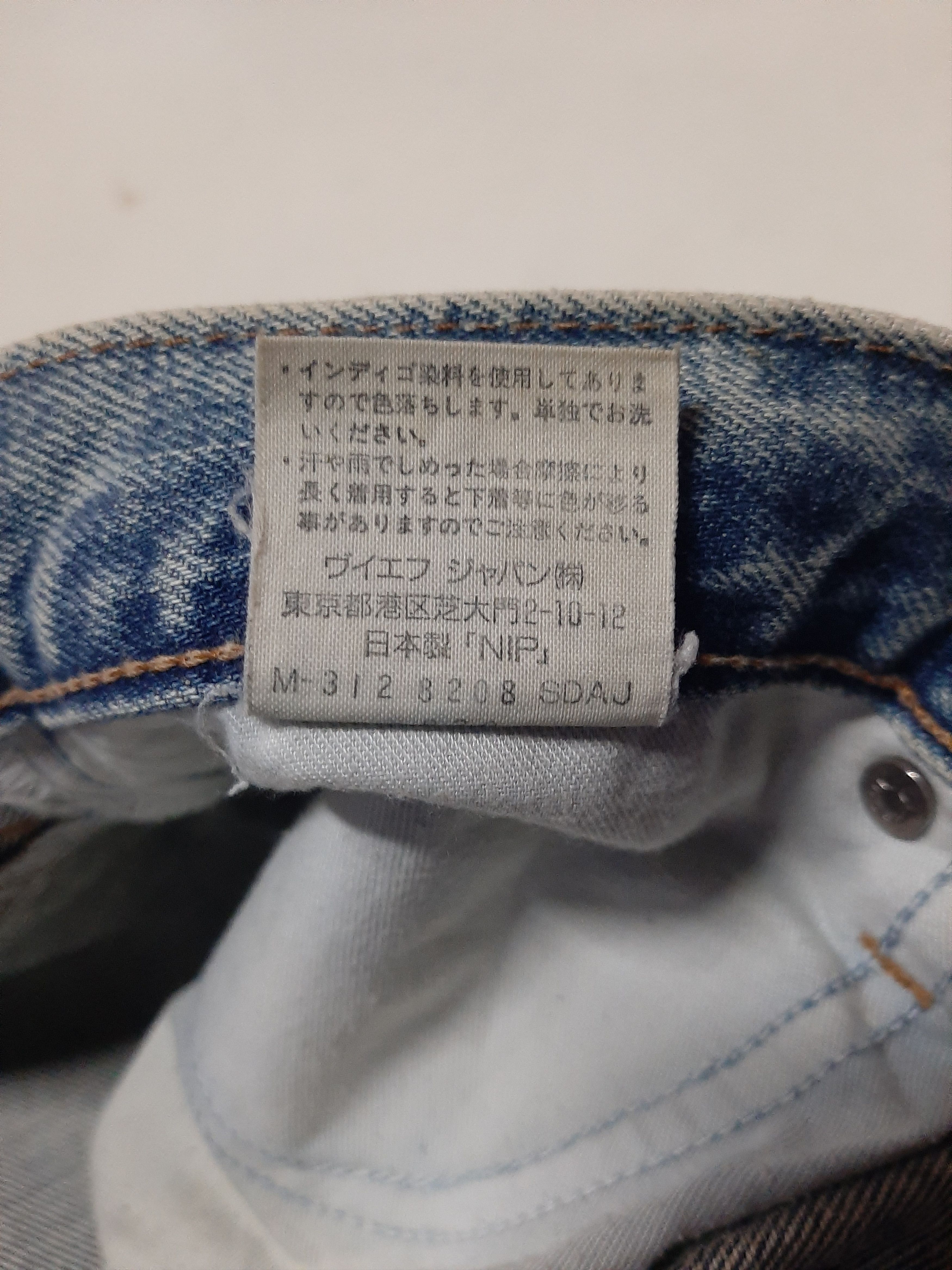 Vintage × Wrangler VINTAGE WRANGLER BLUE BELL DISTRESSED SELVEDGE DENIM Size US 30 / EU 46 - 7 Thumbnail
