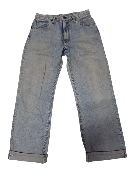 Vintage × Wrangler VINTAGE WRANGLER BLUE BELL DISTRESSED SELVEDGE DENIM Size US 30 / EU 46 - 2 Thumbnail