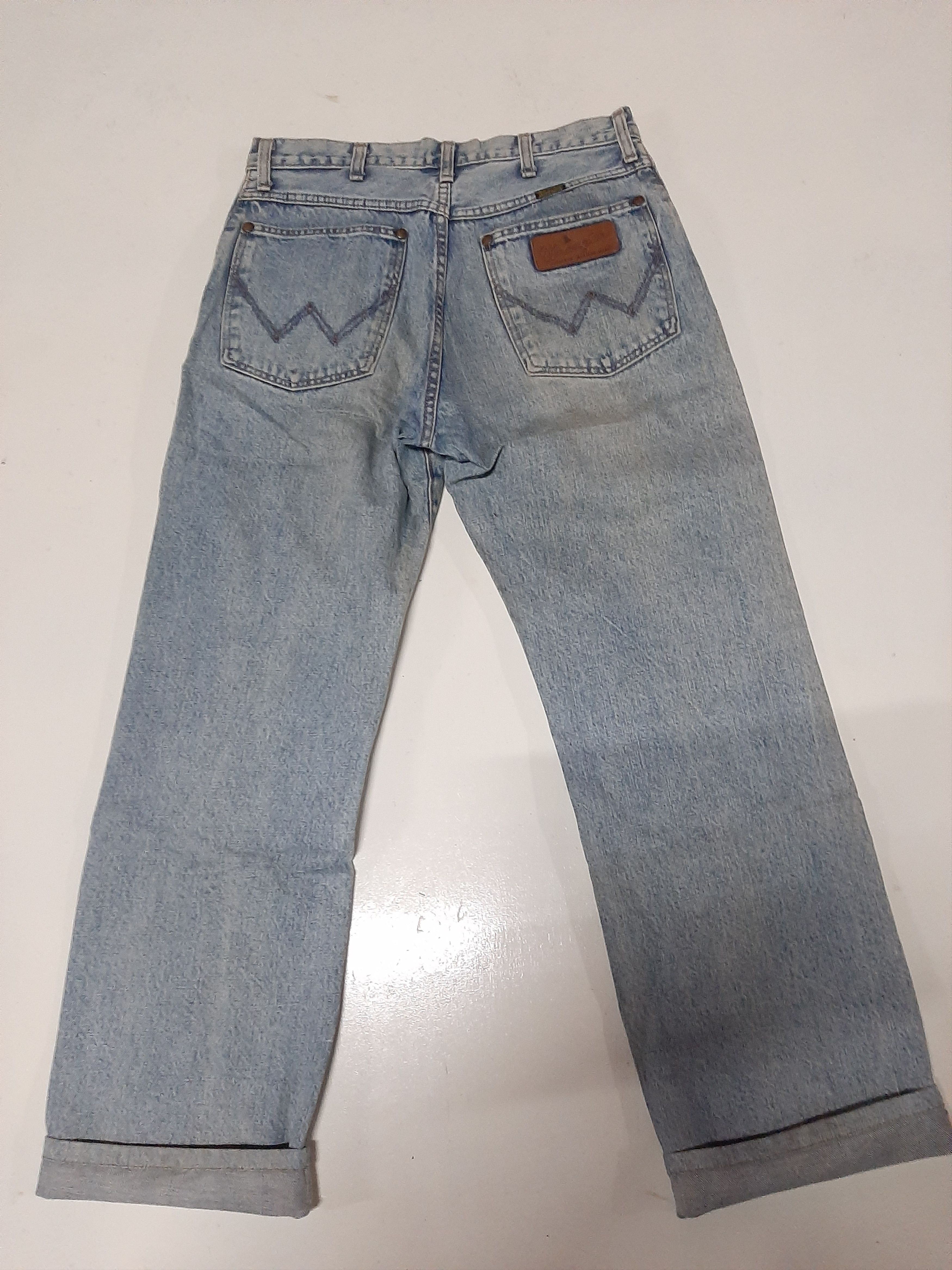 Vintage × Wrangler VINTAGE WRANGLER BLUE BELL DISTRESSED SELVEDGE DENIM Size US 30 / EU 46 - 8 Thumbnail