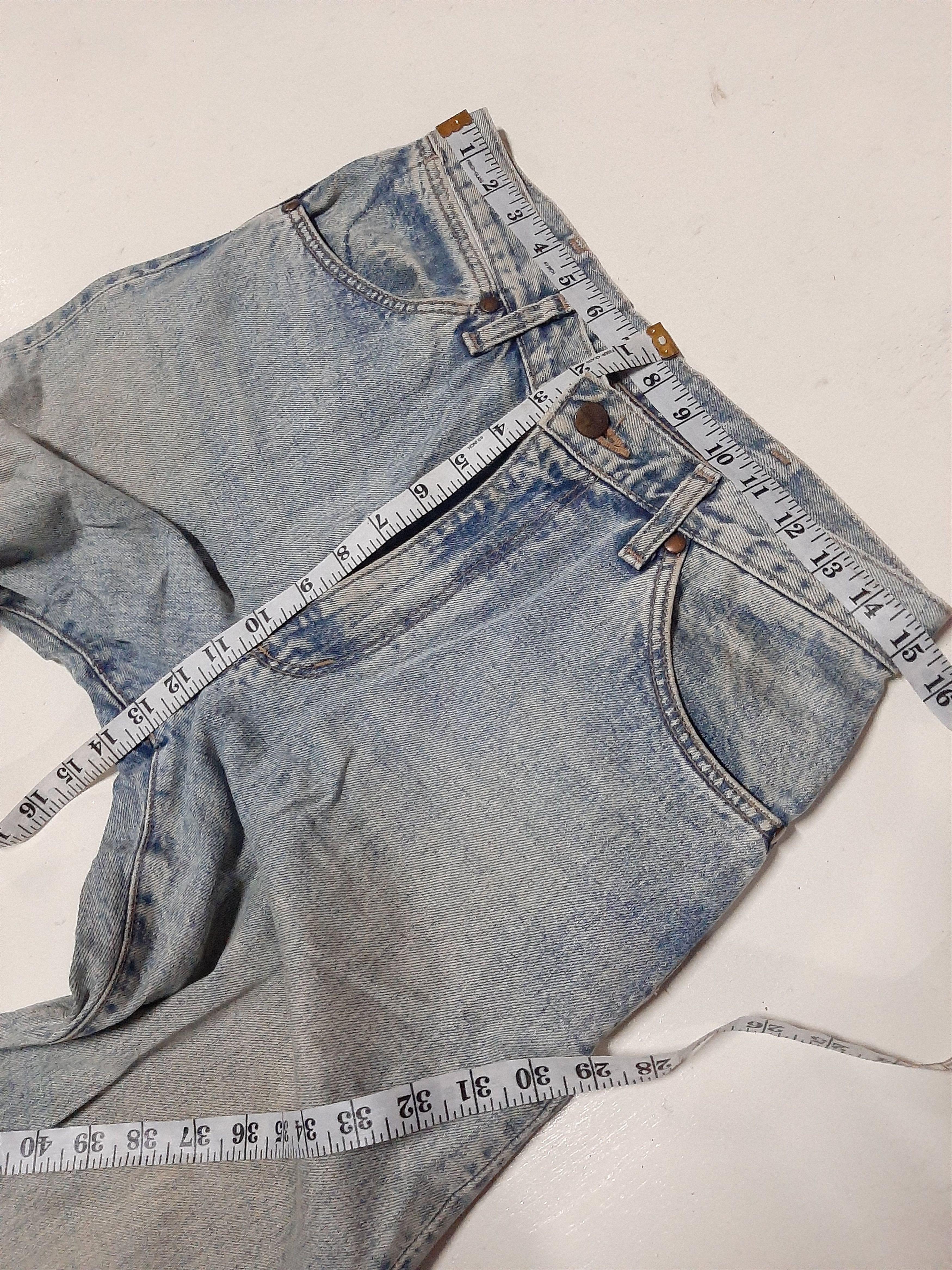 Vintage × Wrangler VINTAGE WRANGLER BLUE BELL DISTRESSED SELVEDGE DENIM Size US 30 / EU 46 - 13 Thumbnail