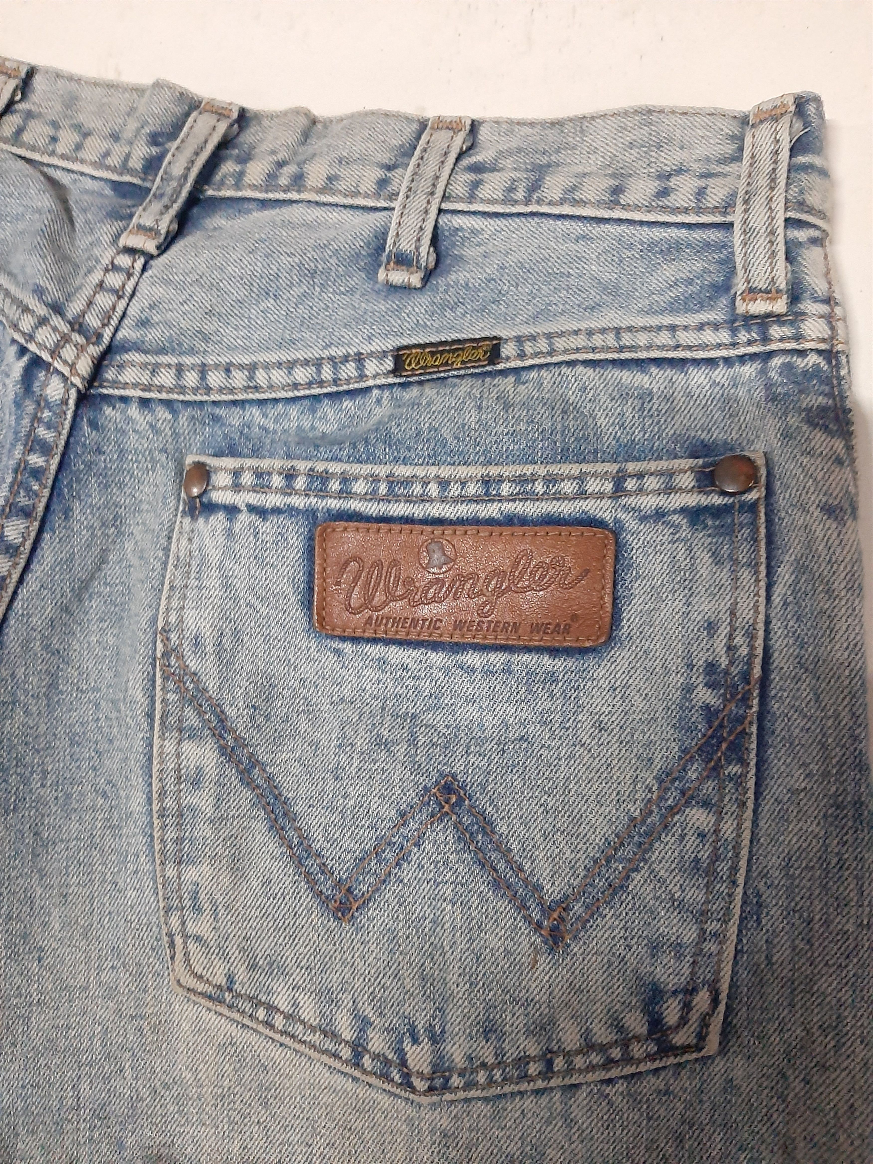 Vintage × Wrangler VINTAGE WRANGLER BLUE BELL DISTRESSED SELVEDGE DENIM Size US 30 / EU 46 - 10 Thumbnail