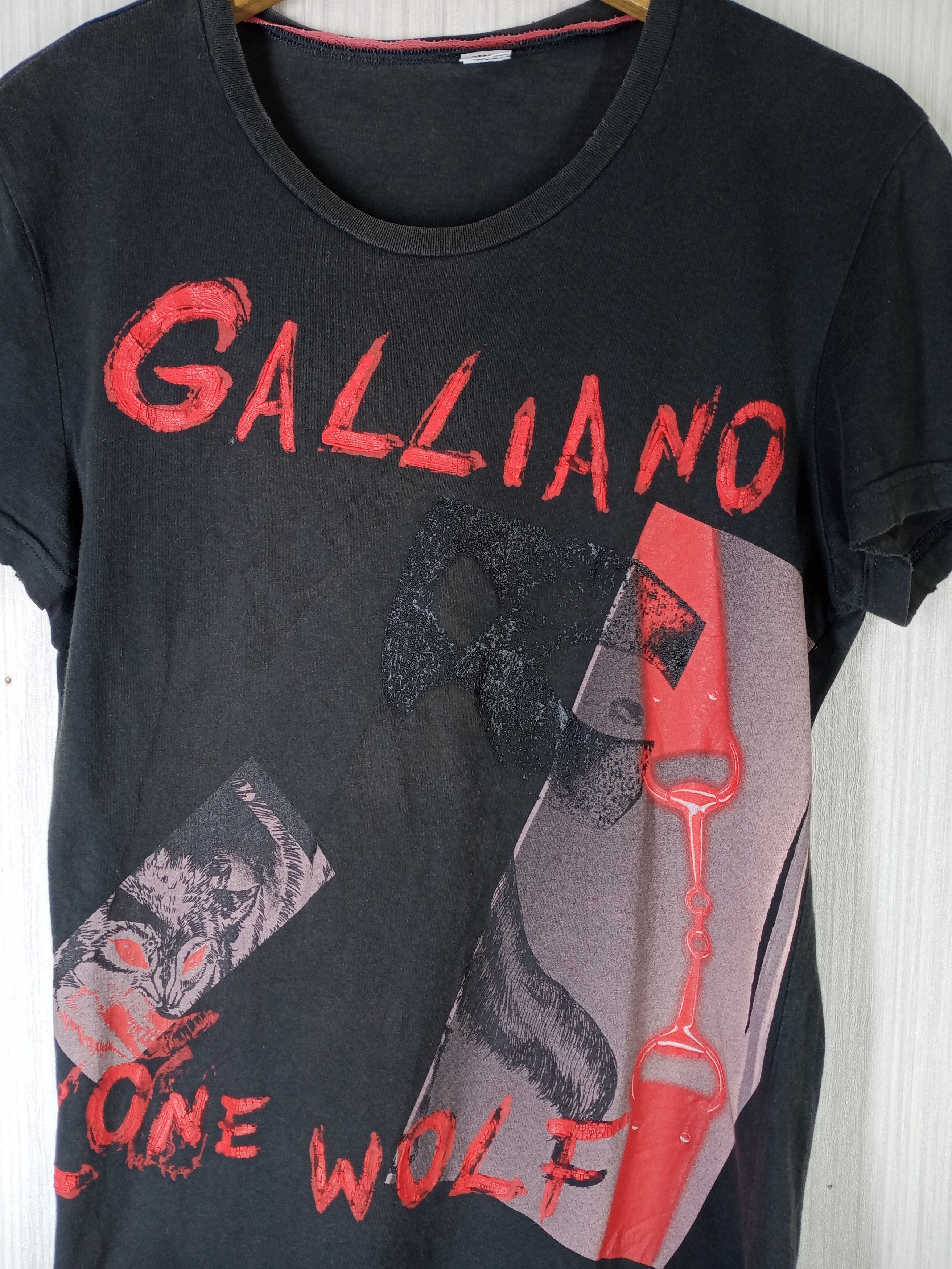 John Galliano John Galliano Lone Wolf Tshirt Size S / US 4 / IT 40 - 3 Thumbnail