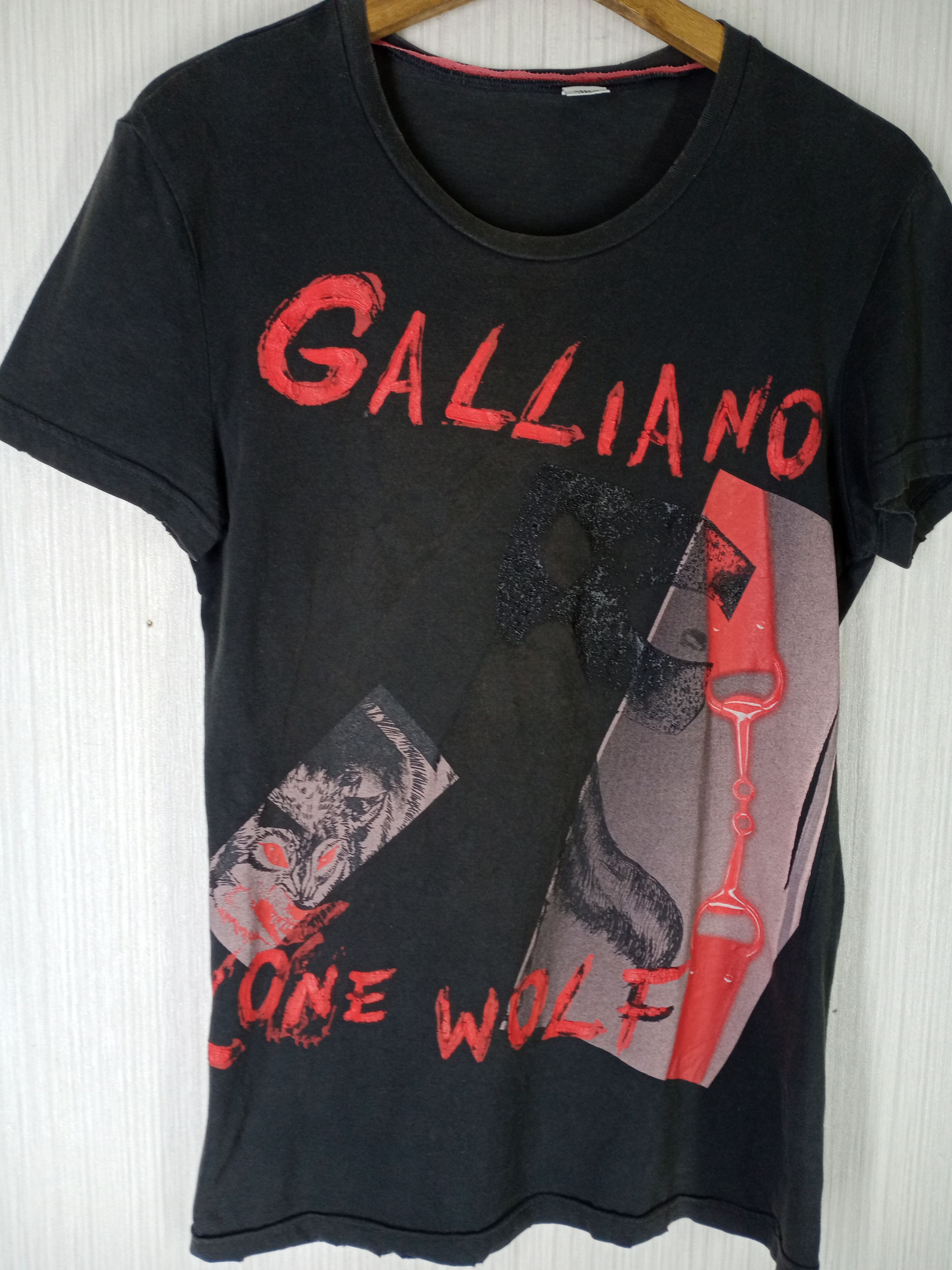 John Galliano John Galliano Lone Wolf Tshirt Size S / US 4 / IT 40 - 4 Thumbnail