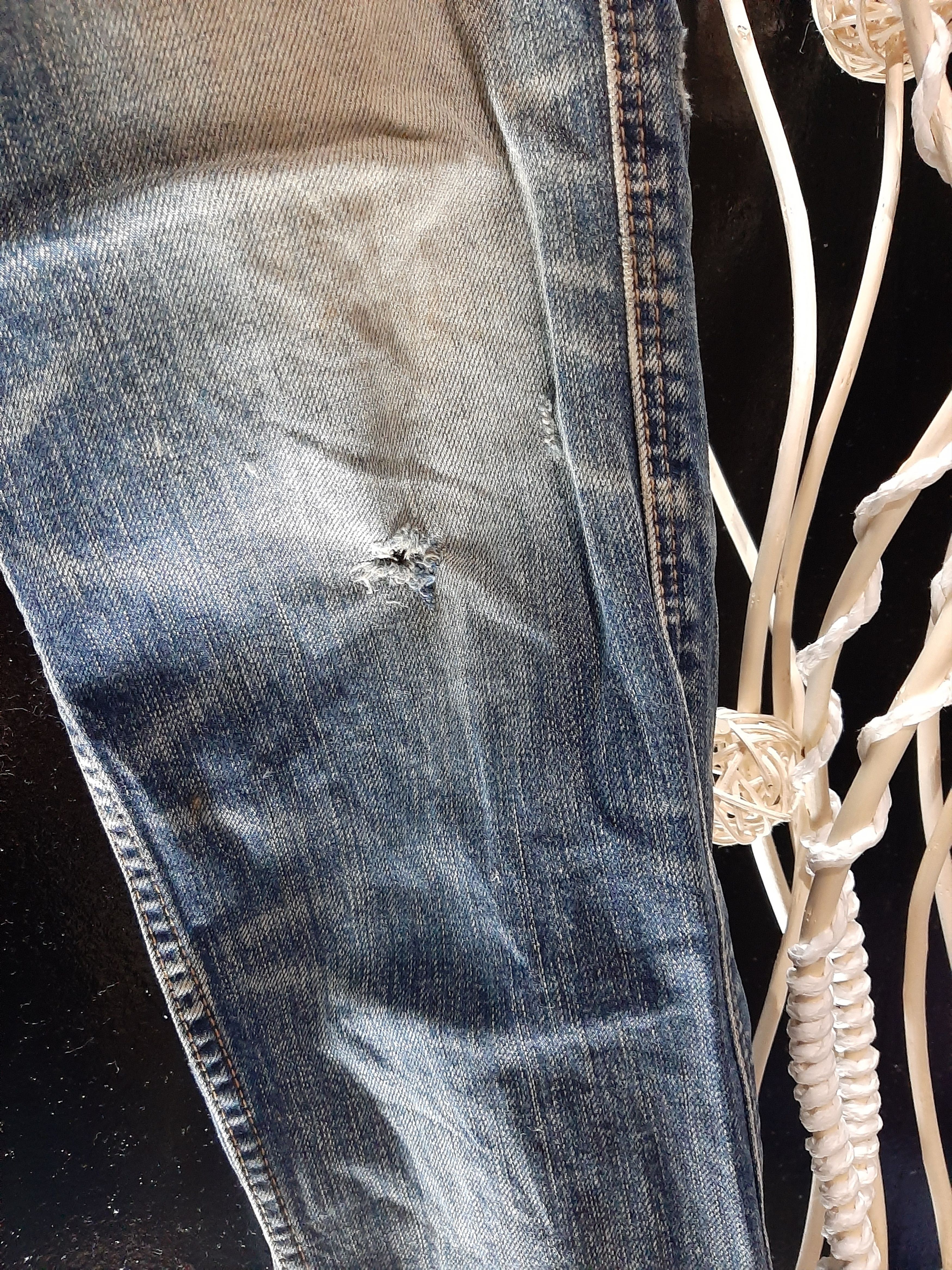 Japanese Brand × Seditionaries RNA DISTRESSED SKINNY FIT PUNK ZIPPER DENIM Size US 30 / EU 46 - 3 Thumbnail