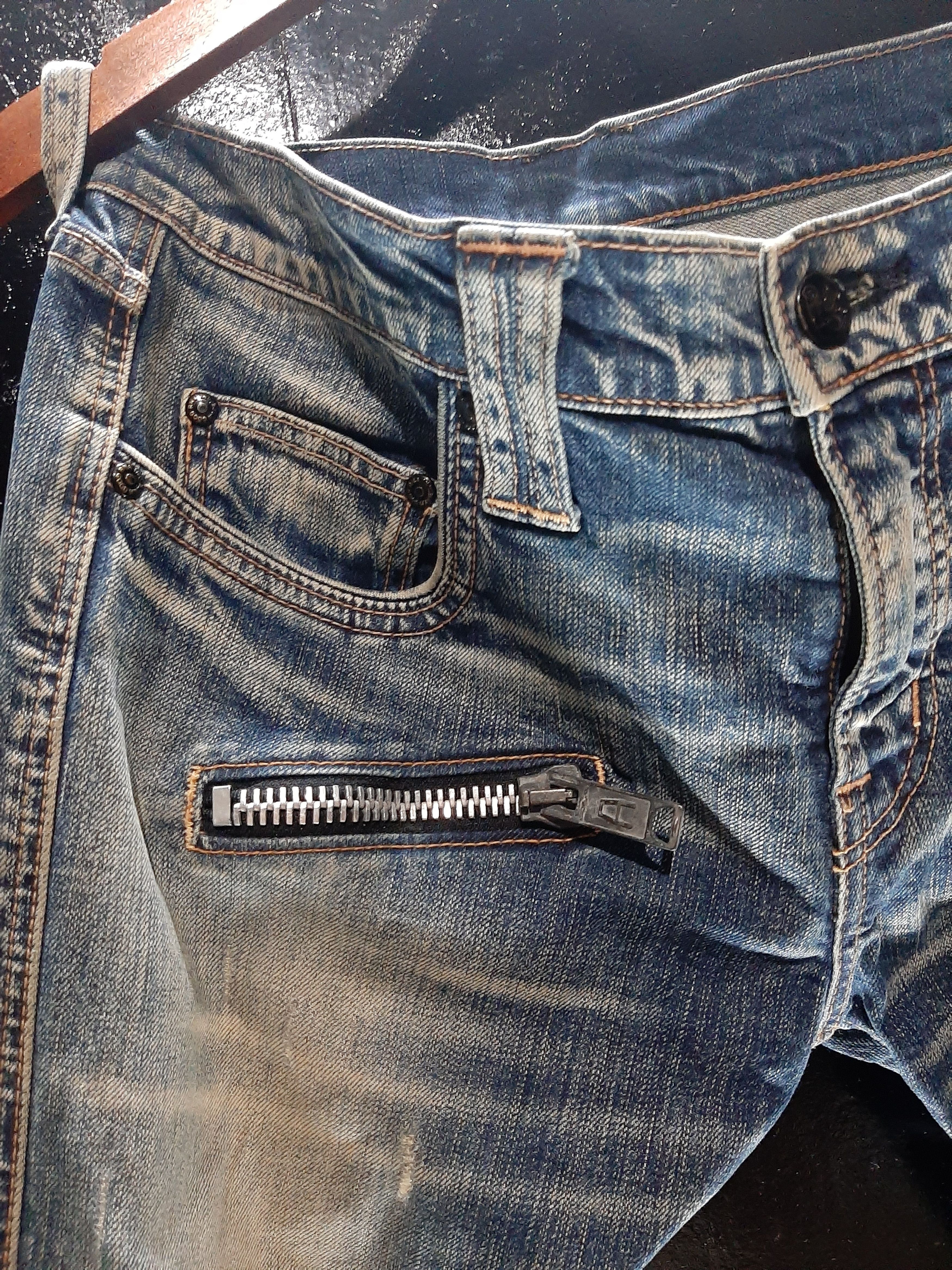 Japanese Brand × Seditionaries RNA DISTRESSED SKINNY FIT PUNK ZIPPER DENIM Size US 30 / EU 46 - 5 Thumbnail